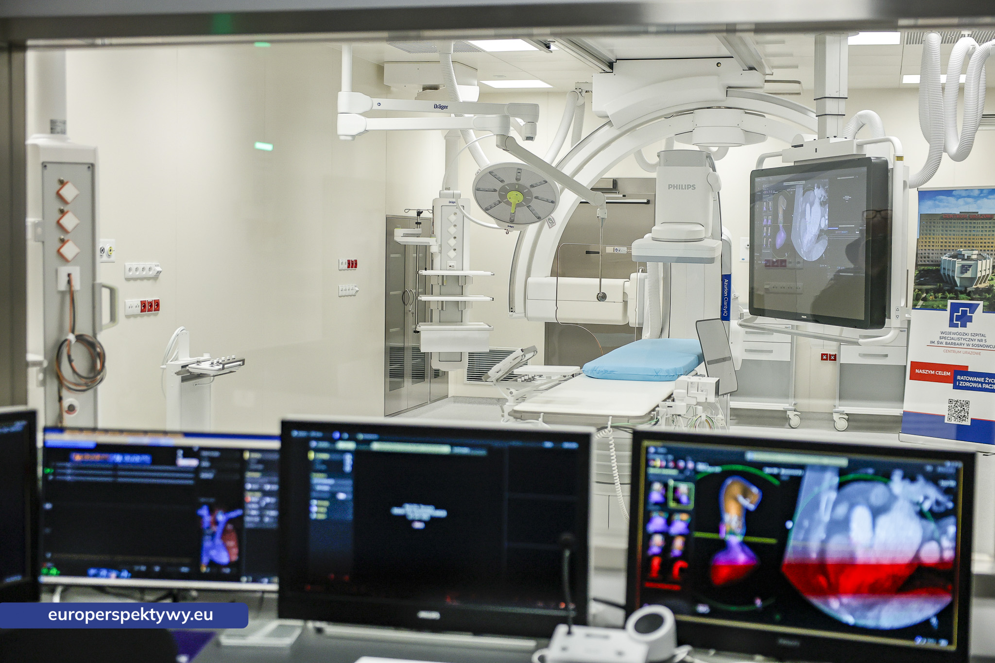 Europerspektywy Nowa sala hybrydowa w Sosnowcu – przełom w medycynie serca, naczyń i neurologii