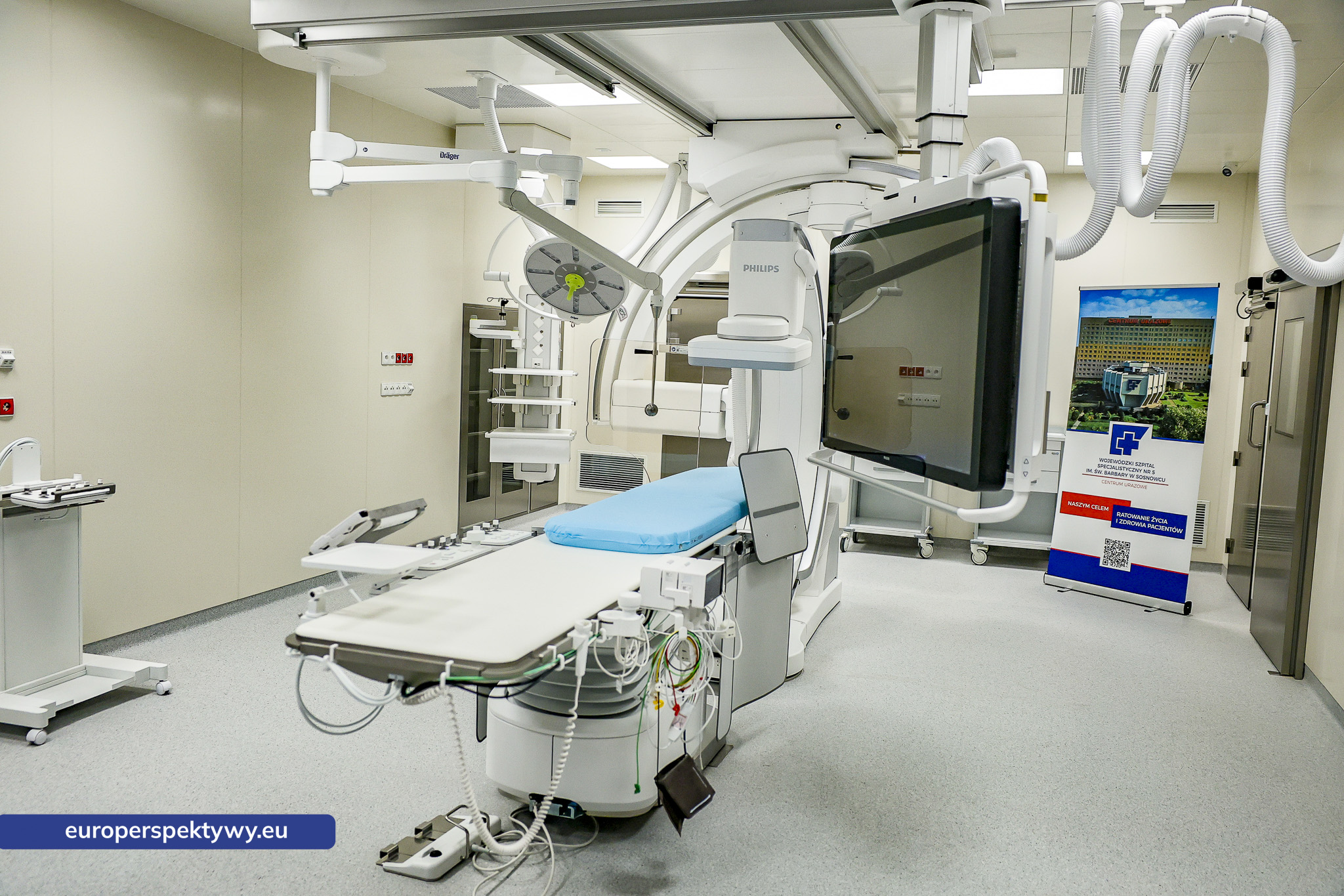 Europerspektywy Nowa sala hybrydowa w Sosnowcu – przełom w medycynie serca, naczyń i neurologii