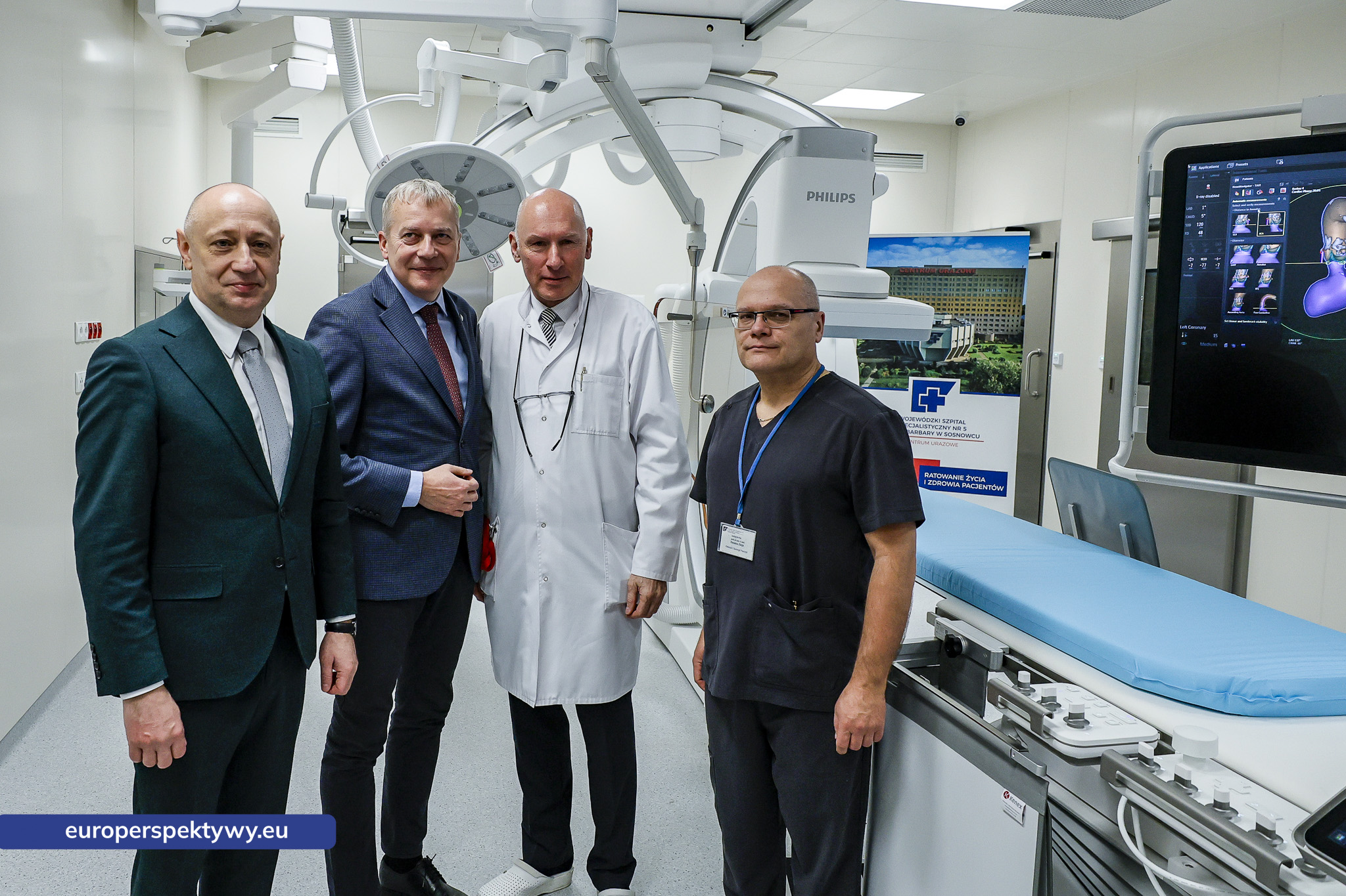 Europerspektywy Nowa sala hybrydowa w Sosnowcu – przełom w medycynie serca, naczyń i neurologii