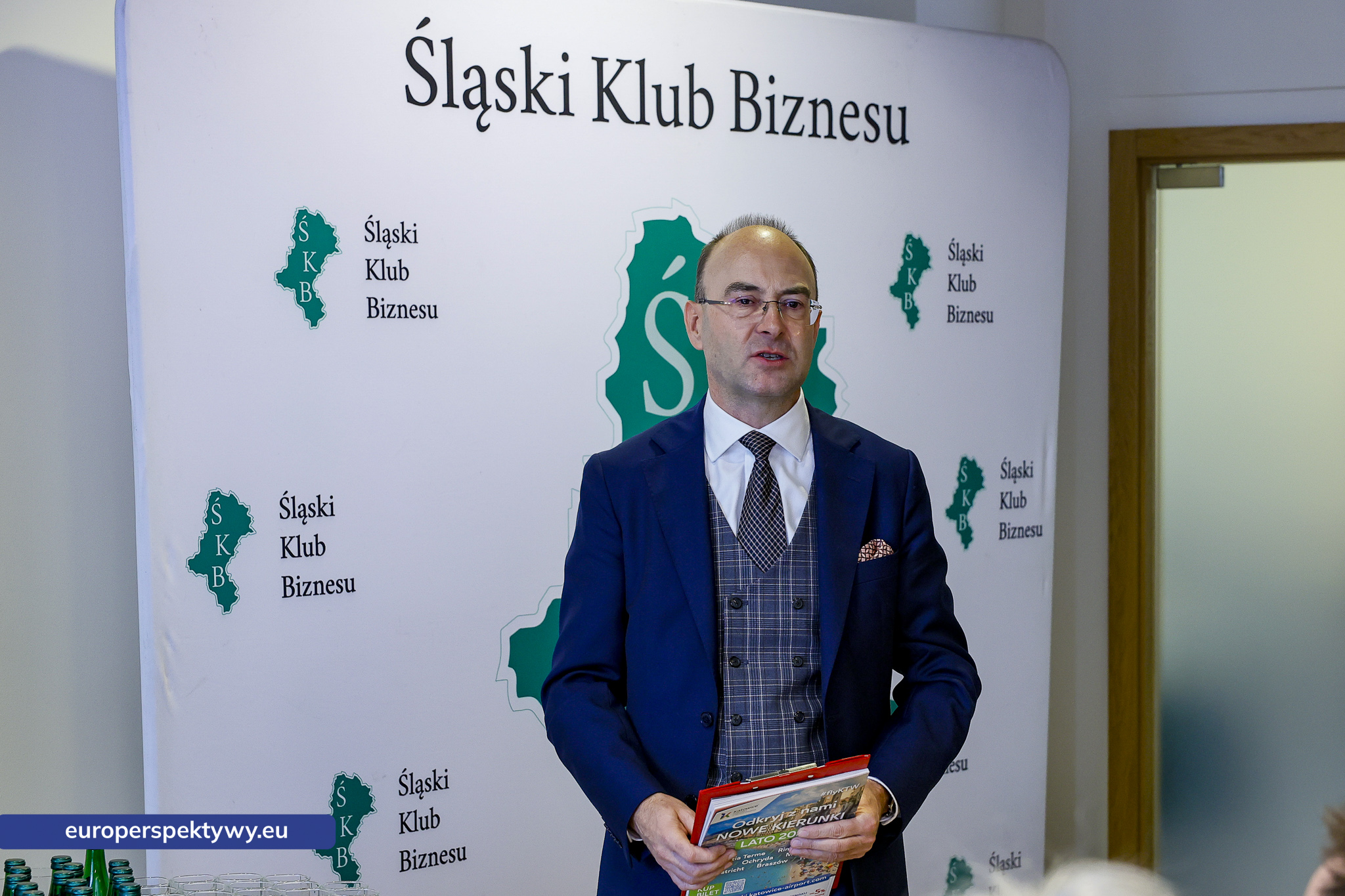 Spotkanie Śląski Klub Biznesu i Bank Spółdzielczy w Gliwicach.