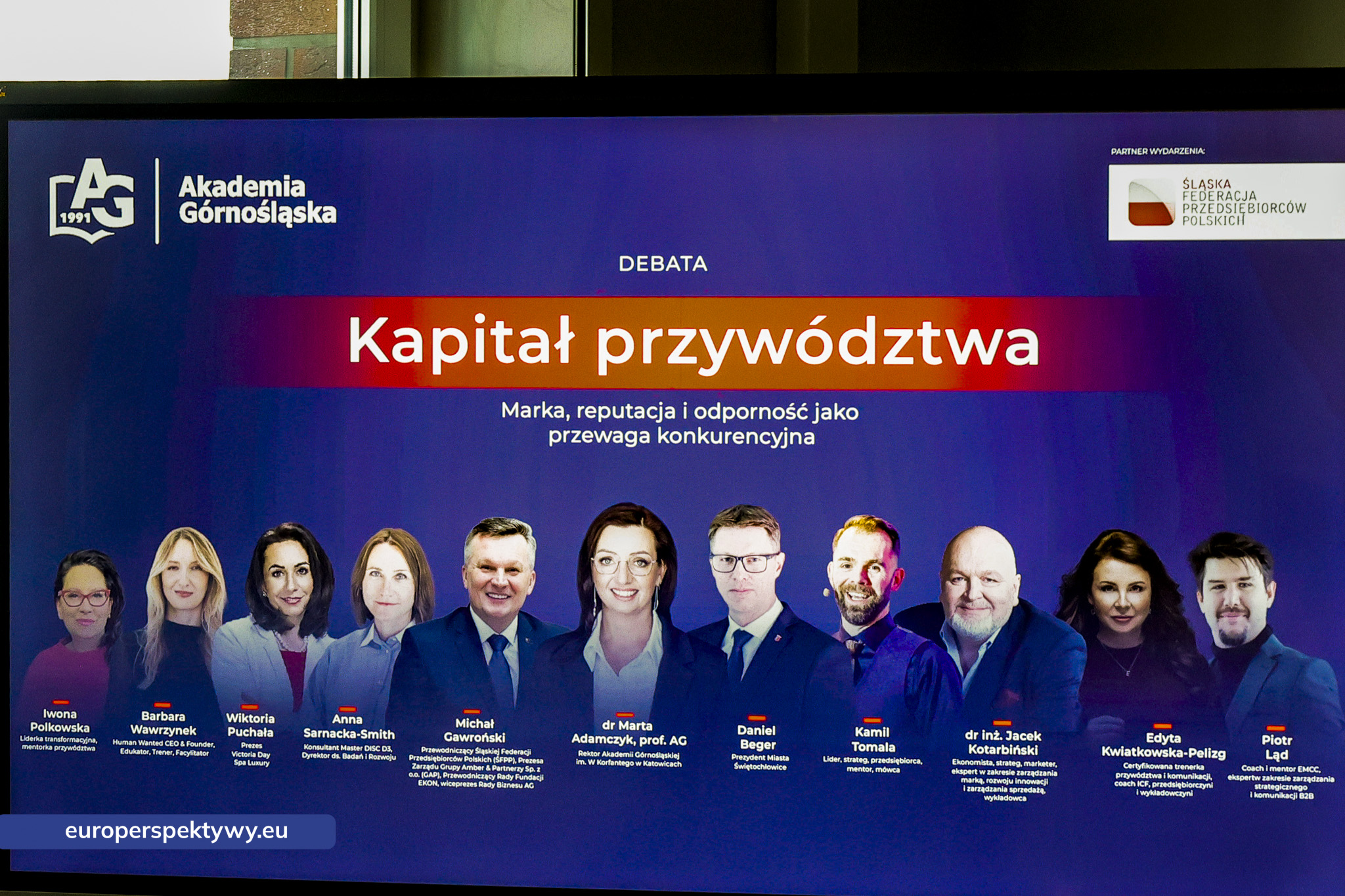 Europerspektywy Kapitał przywództwa w praktyce. Akademia Górnośląska o marce, reputacji i odporności organizacji