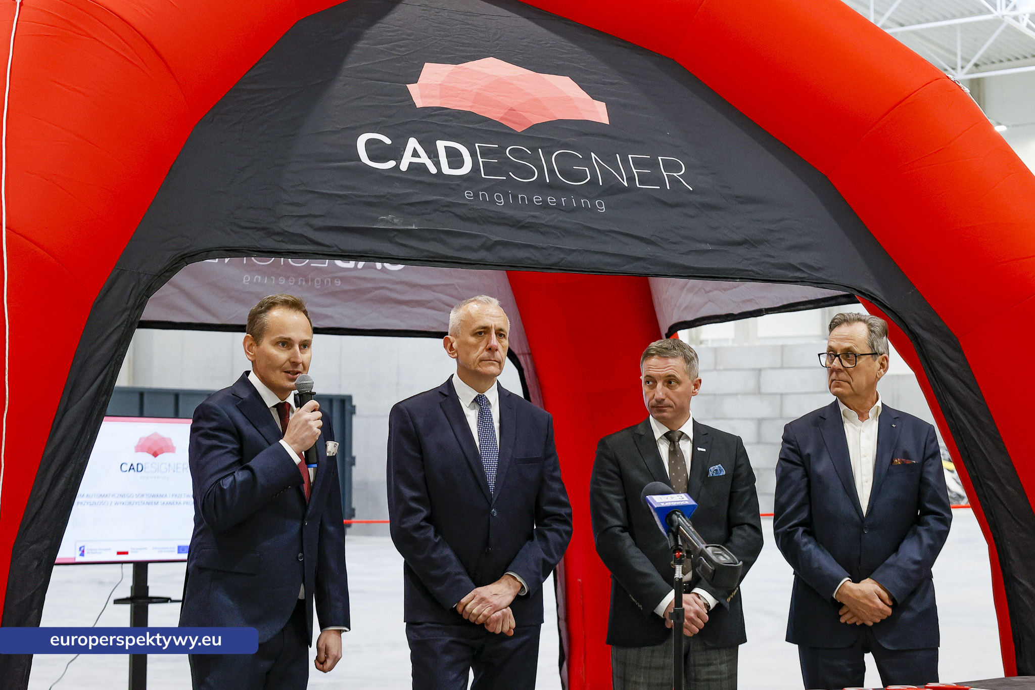 CADesigner Engineering Rybnik Europerspektywy Otwarcie nowoczesnego Centrum Sortowania Materiałów CAD Designer w Rybniku