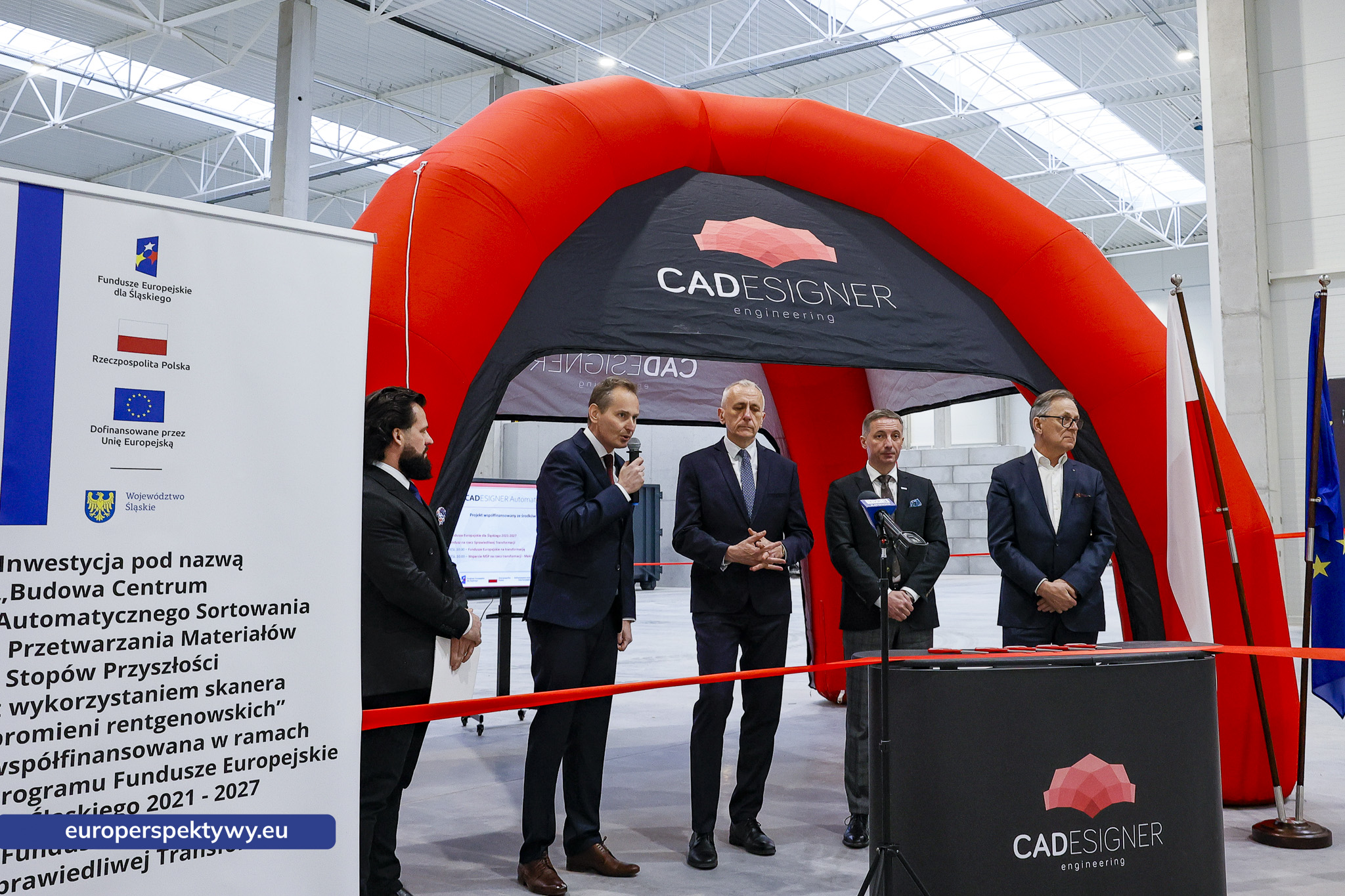 CADesigner Engineering Rybnik Europerspektywy Otwarcie nowoczesnego Centrum Sortowania Materiałów CAD Designer w Rybniku