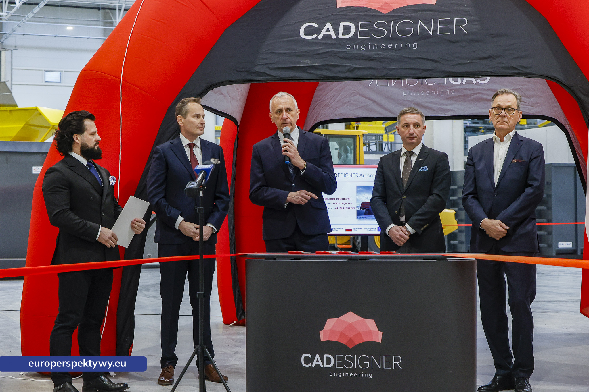 CADesigner Engineering Rybnik Europerspektywy Otwarcie nowoczesnego Centrum Sortowania Materiałów CAD Designer w Rybniku