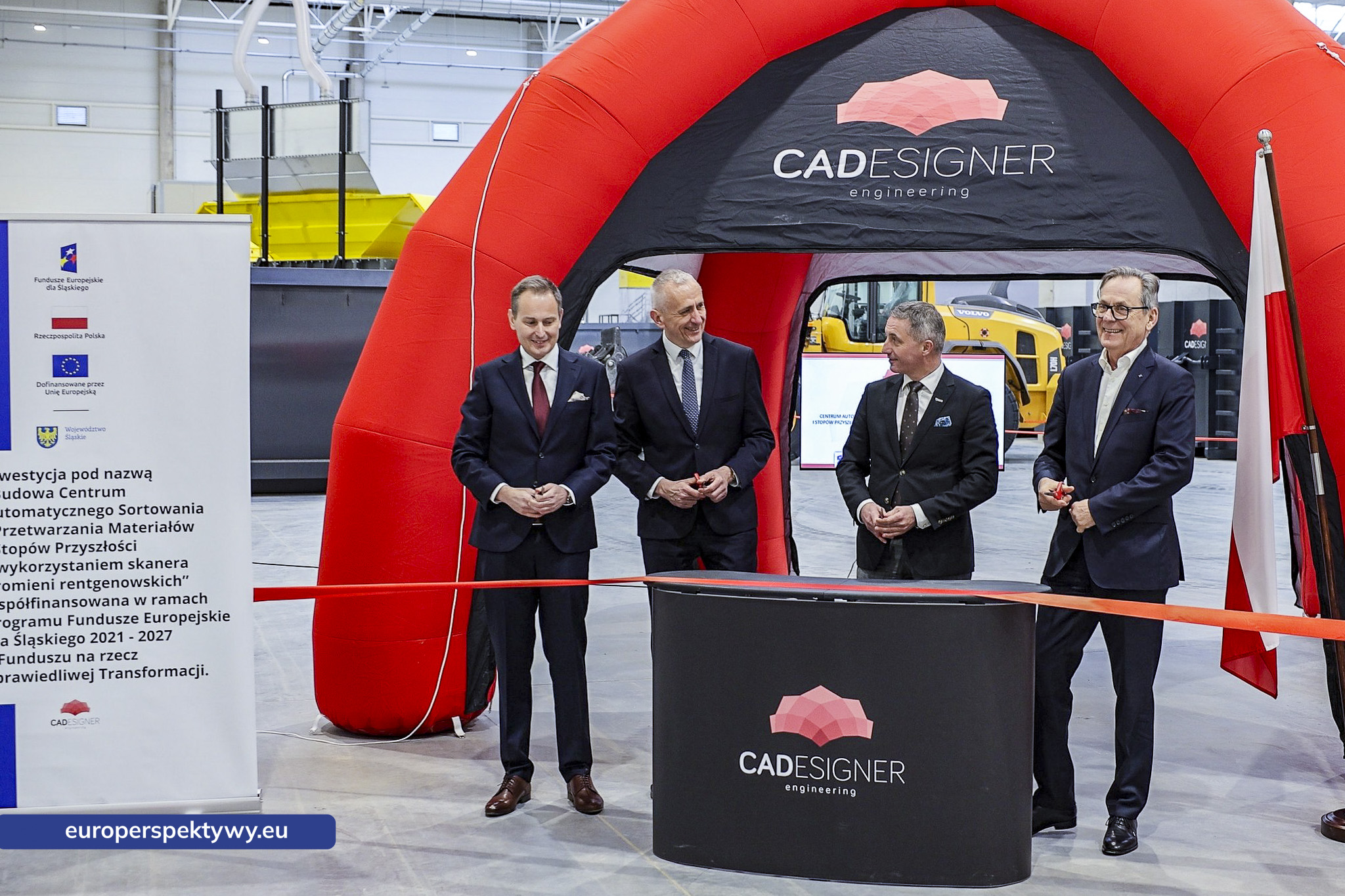 CADesigner Engineering Rybnik Europerspektywy Otwarcie nowoczesnego Centrum Sortowania Materiałów CAD Designer w Rybniku