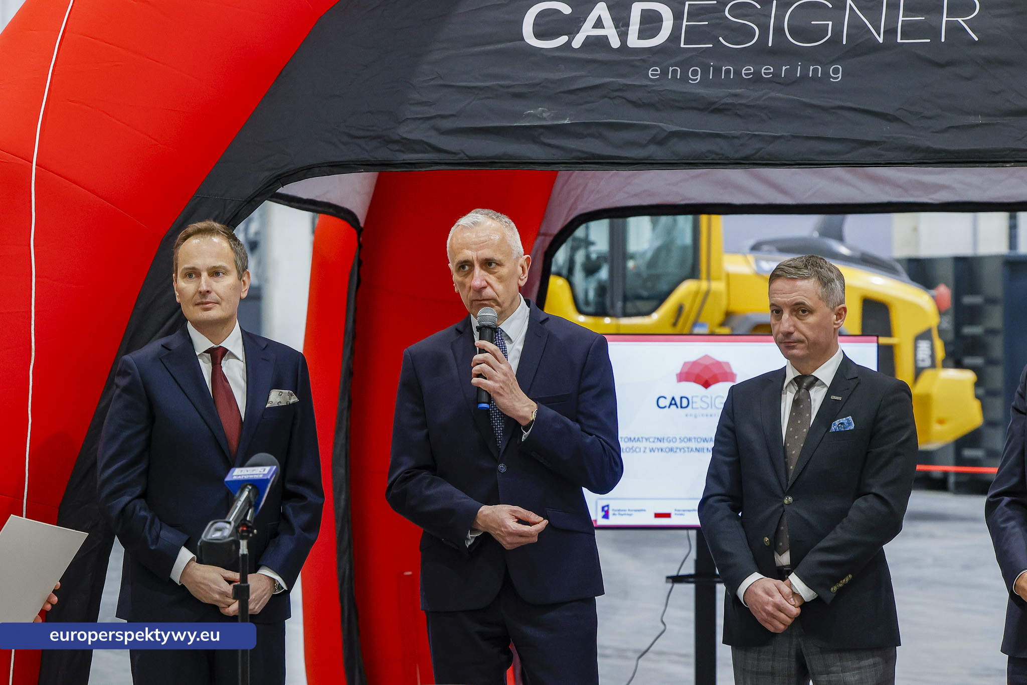CADesigner Engineering Rybnik Europerspektywy Otwarcie nowoczesnego Centrum Sortowania Materiałów CAD Designer w Rybniku