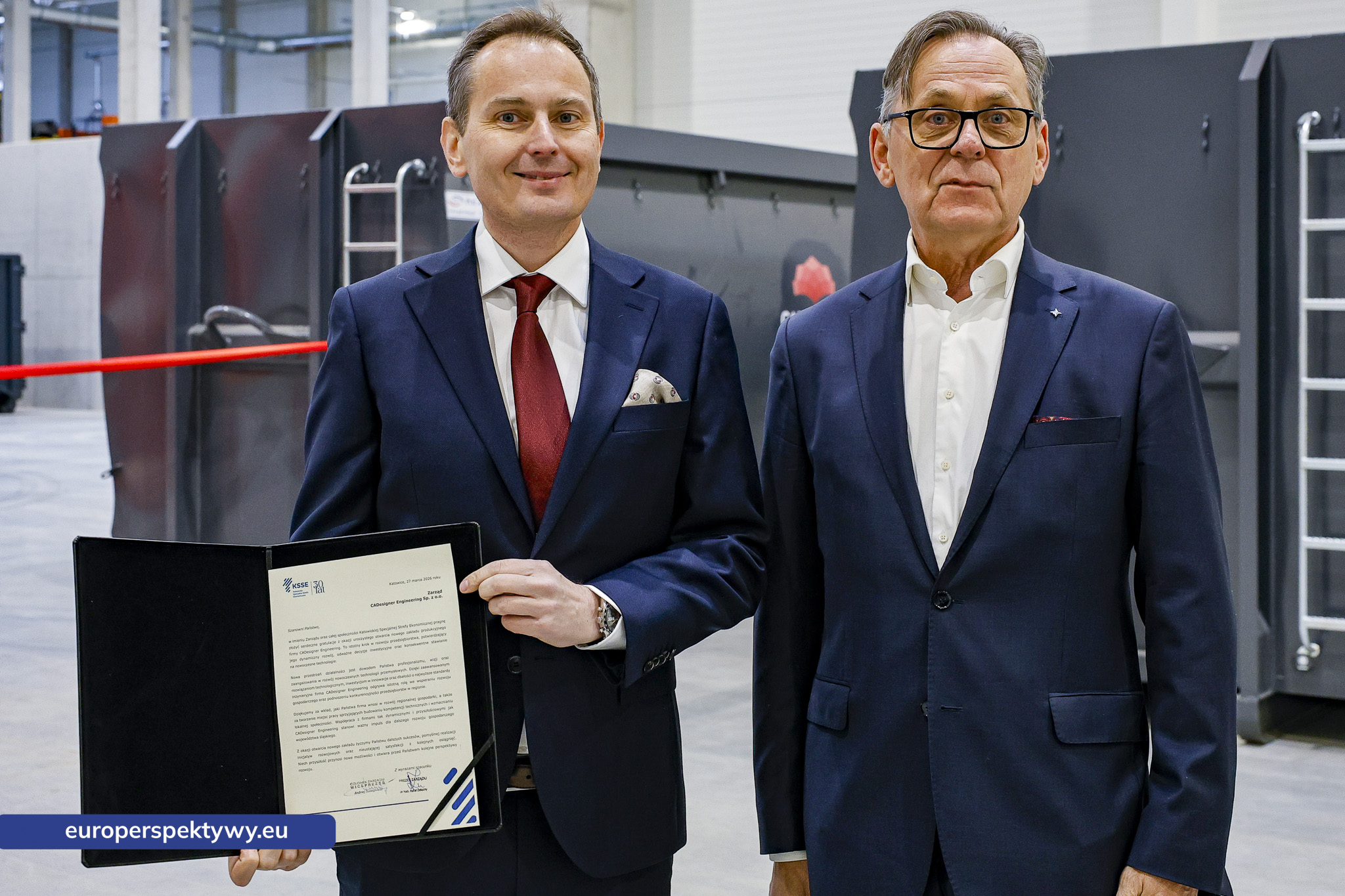 CADesigner Engineering Rybnik Europerspektywy Otwarcie nowoczesnego Centrum Sortowania Materiałów CAD Designer w Rybniku