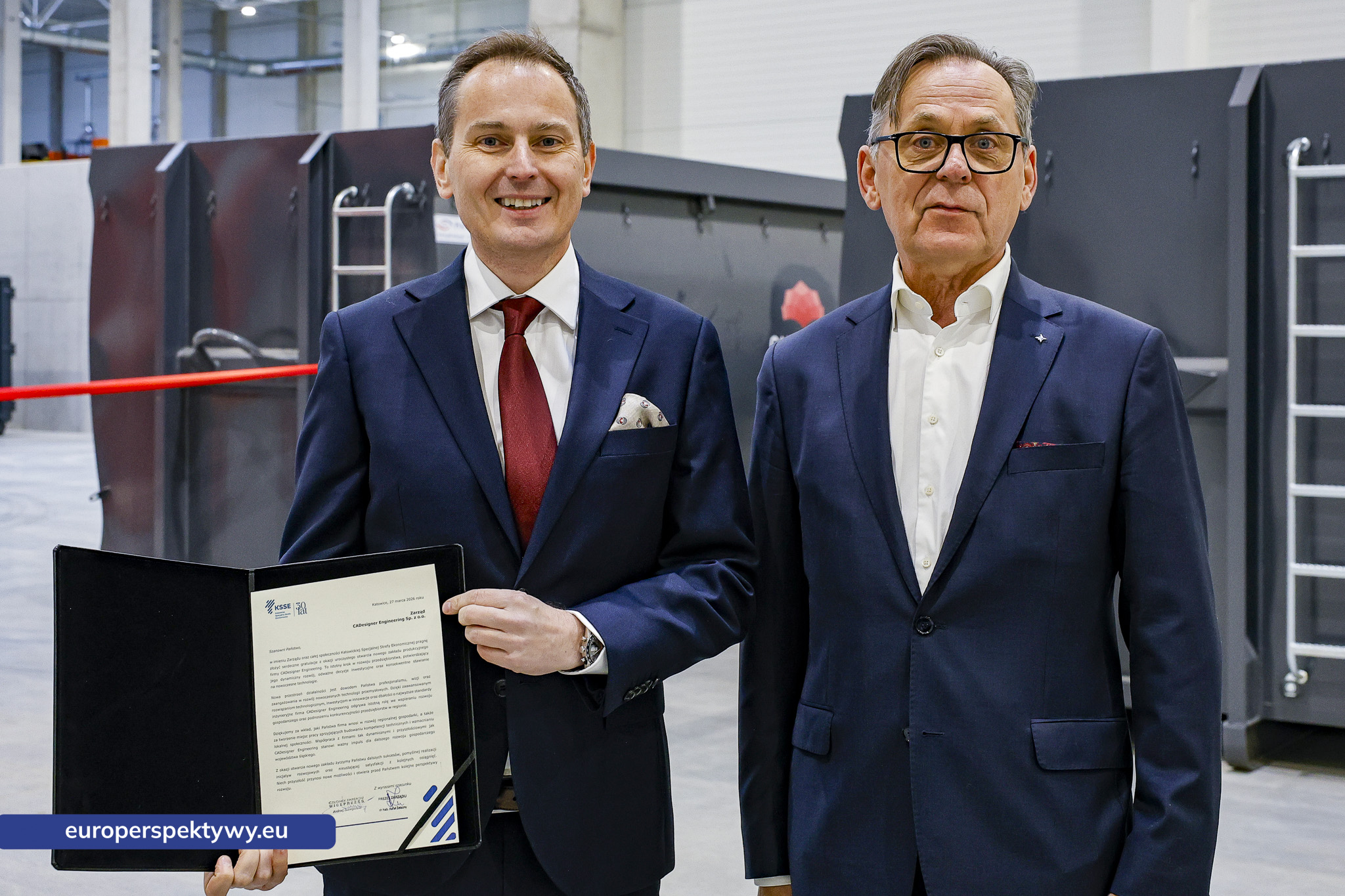 CADesigner Engineering Rybnik Europerspektywy Otwarcie nowoczesnego Centrum Sortowania Materiałów CAD Designer w Rybniku