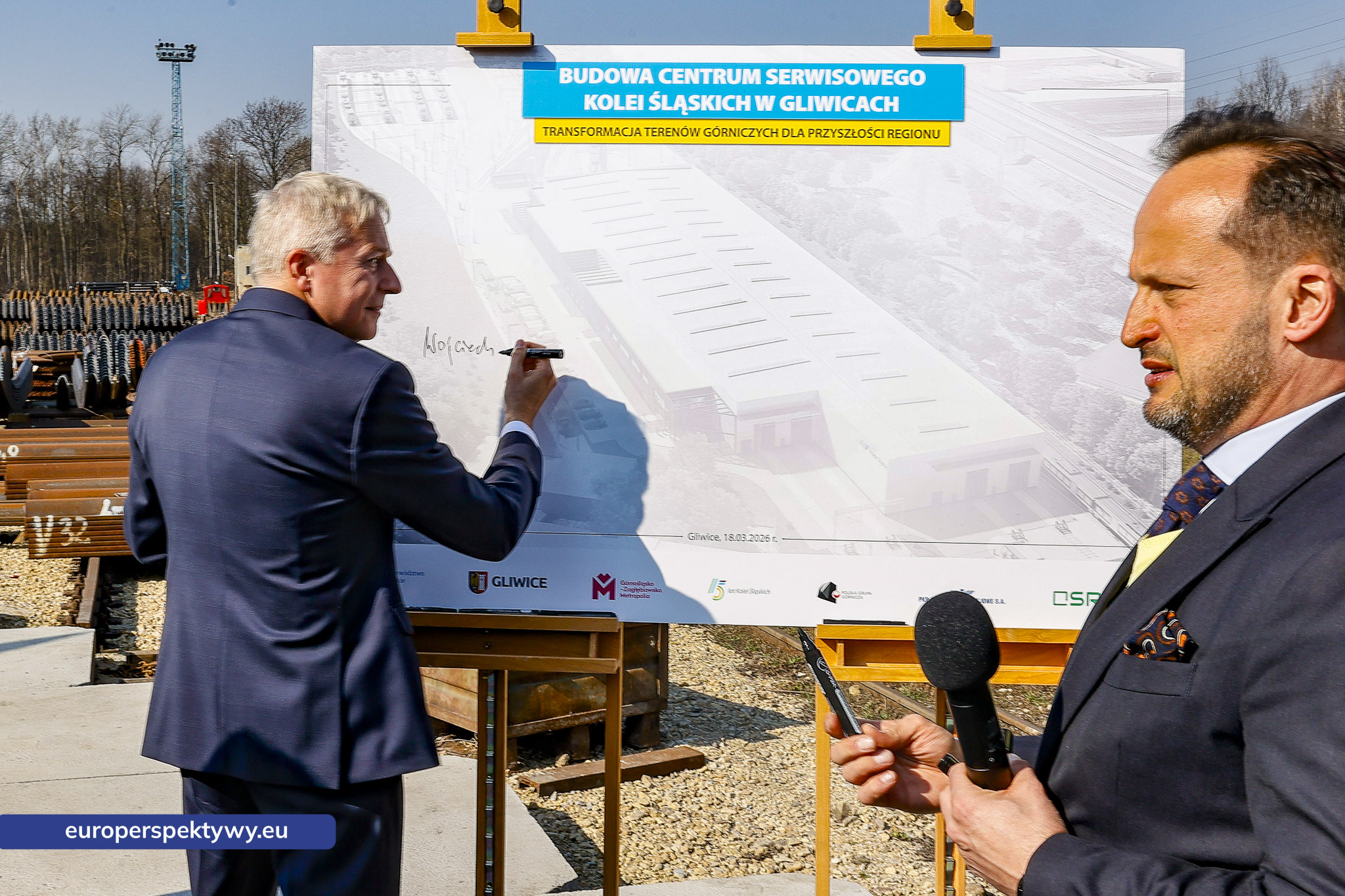 Europerspektywy Koleje Śląskie inwestują w przyszłość regionu. Centrum Serwisowe powstanie na terenie Szybu Bojków w Gliwicach