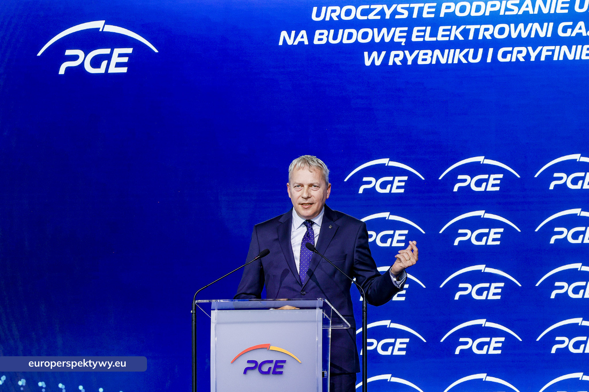 Elektrownia-Rybnik-PGE-Uroczyste-podpisanie-umow-na-budowe-Elektrowni-Gazowych-Marszałek Wojciech Saługa