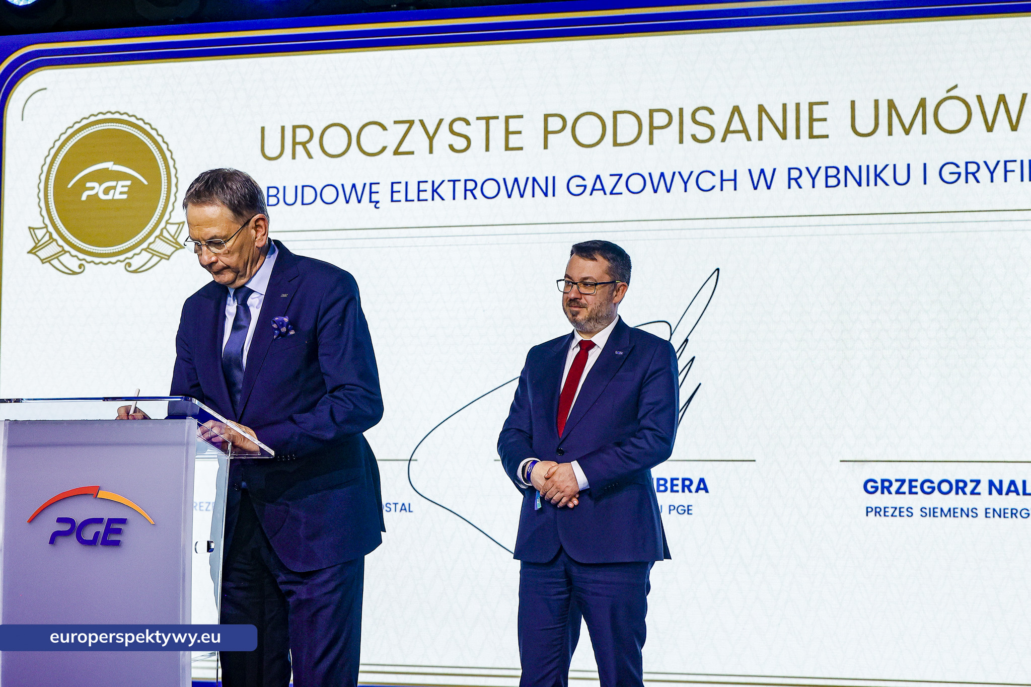 Europerspektywy PGE rozpoczyna nowy etap transformacji energetycznej – podpisano umowy na budowę bloków gazowych w Rybniku i Gryfinie