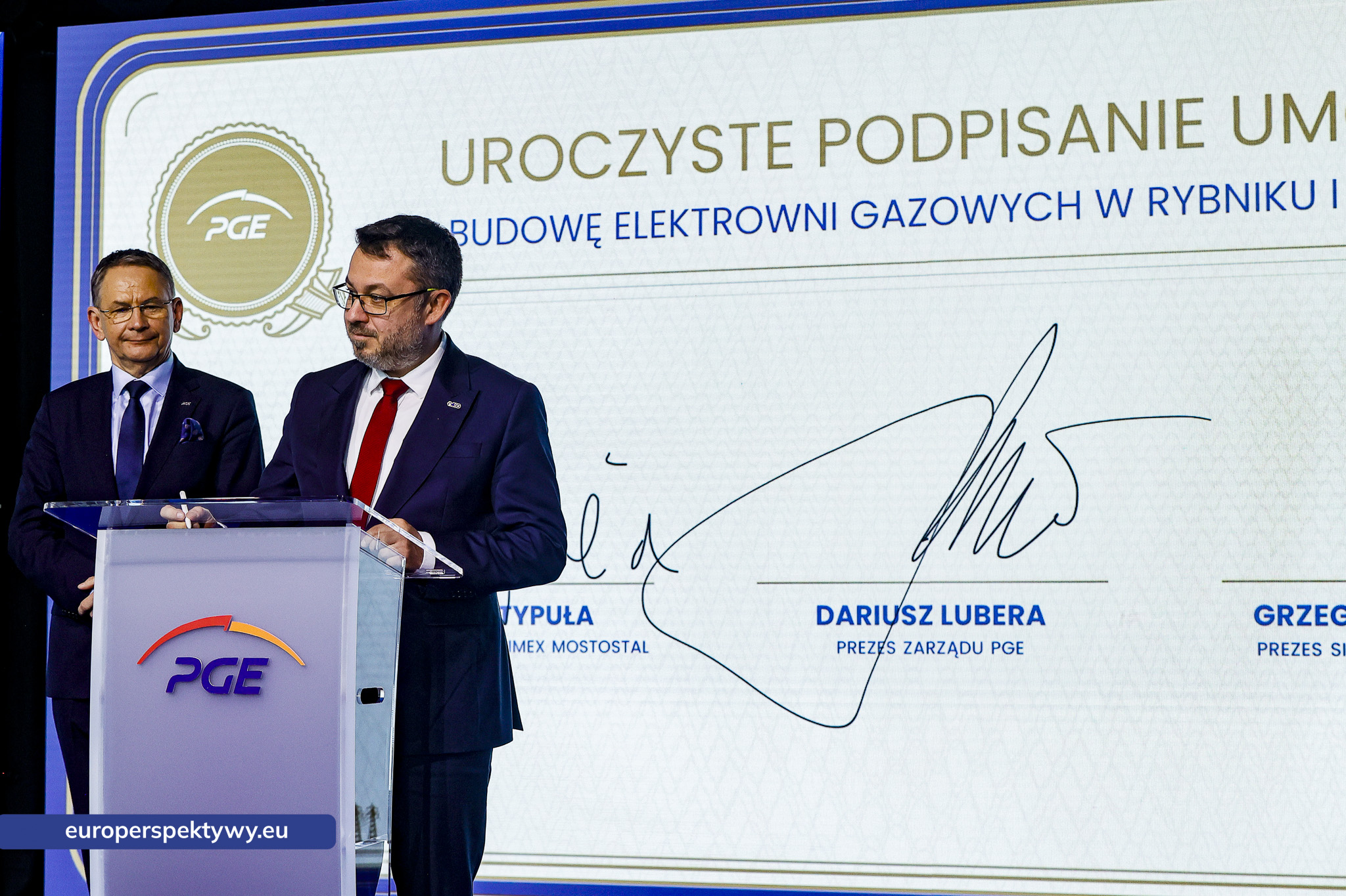 Europerspektywy PGE rozpoczyna nowy etap transformacji energetycznej – podpisano umowy na budowę bloków gazowych w Rybniku i Gryfinie