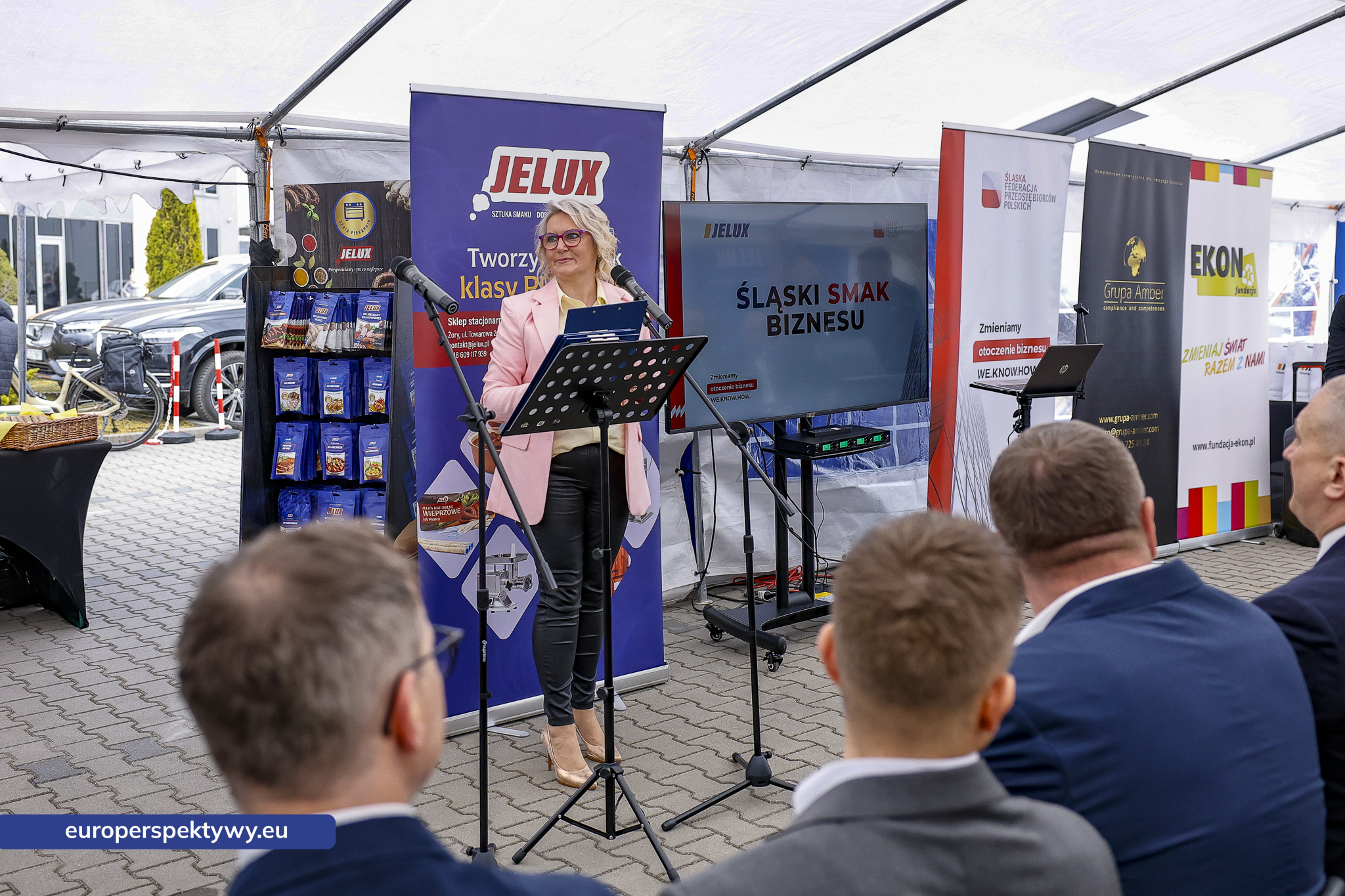 Europerspektywy Śląski smak biznesu – przedsiębiorcy spotkali się w siedzibie Jelux Polska