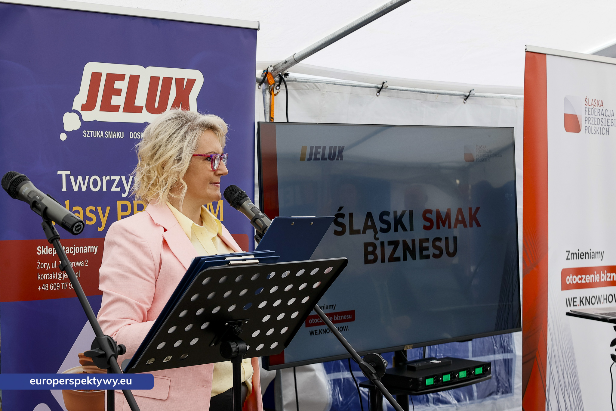 Europerspektywy Śląski smak biznesu – przedsiębiorcy spotkali się w siedzibie Jelux Polska