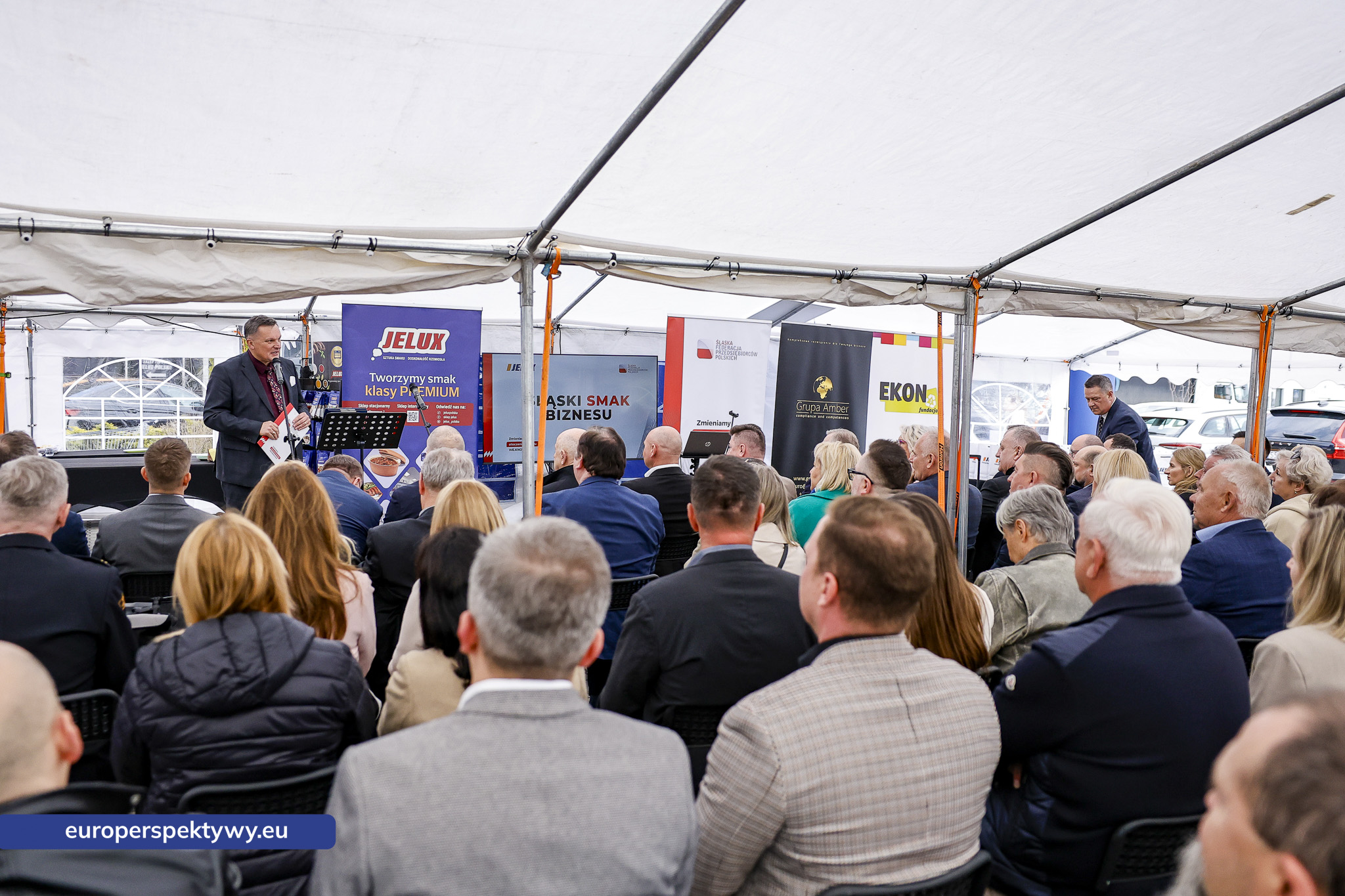 Europerspektywy Śląski smak biznesu – przedsiębiorcy spotkali się w siedzibie Jelux Polska