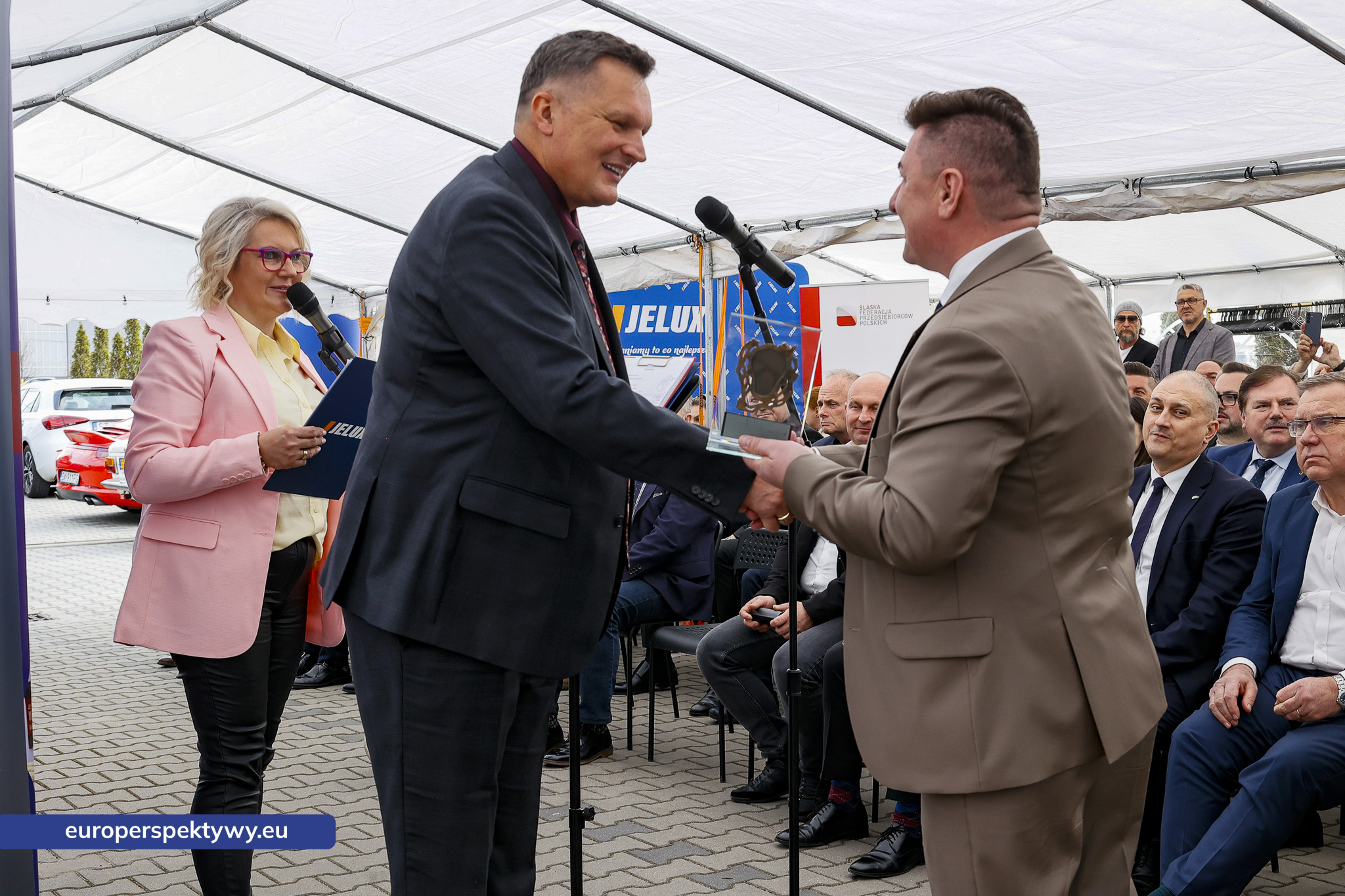 Europerspektywy Śląski smak biznesu – przedsiębiorcy spotkali się w siedzibie Jelux Polska