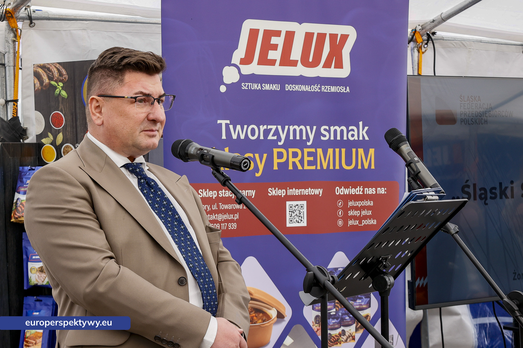 Europerspektywy Śląski smak biznesu – przedsiębiorcy spotkali się w siedzibie Jelux Polska