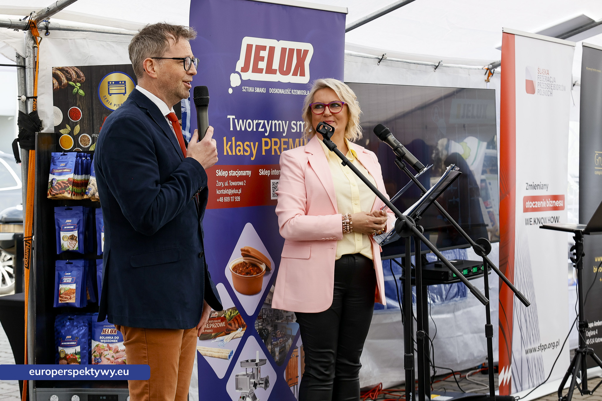 Europerspektywy Śląski smak biznesu – przedsiębiorcy spotkali się w siedzibie Jelux Polska