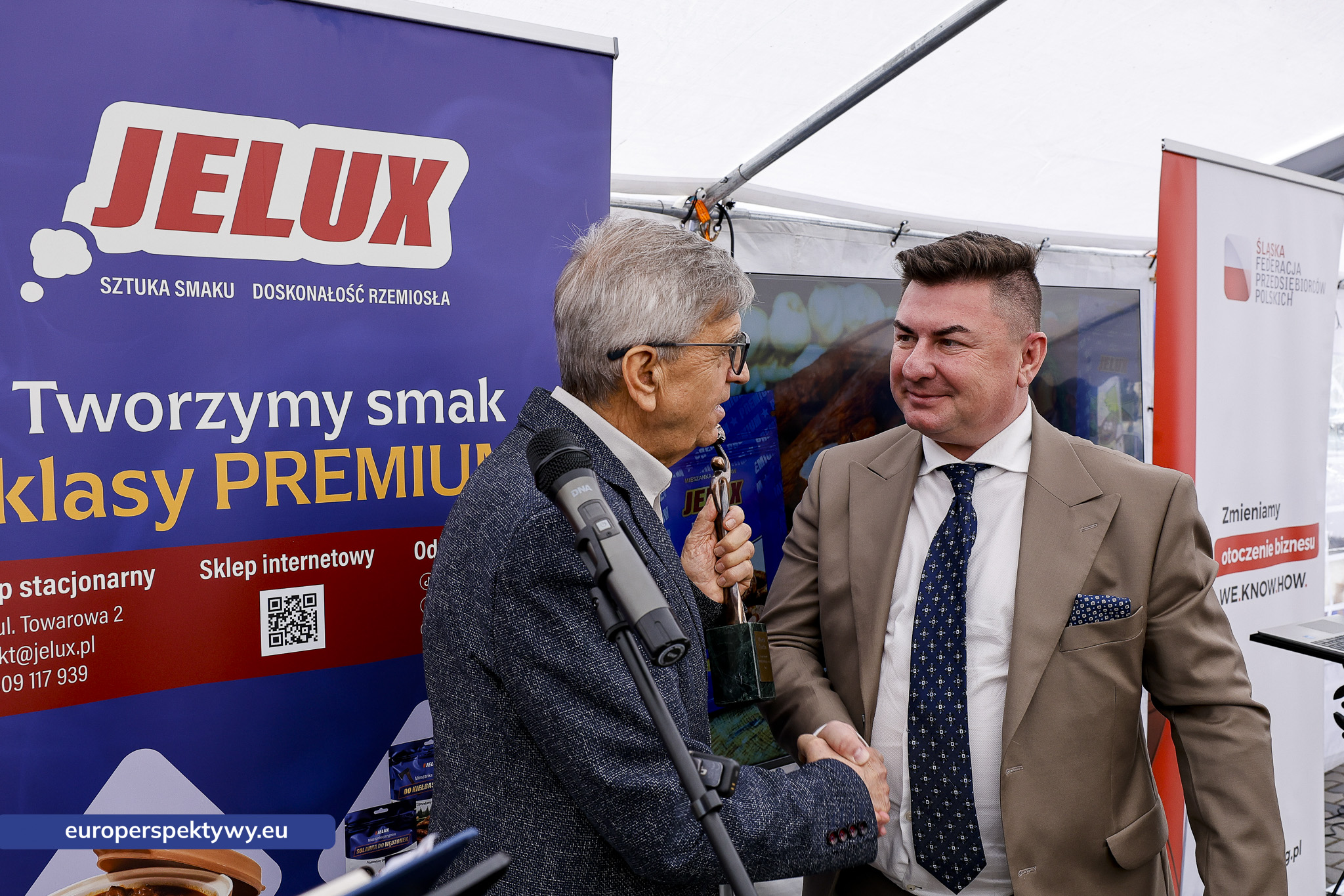 Europerspektywy Śląski smak biznesu – przedsiębiorcy spotkali się w siedzibie Jelux Polska