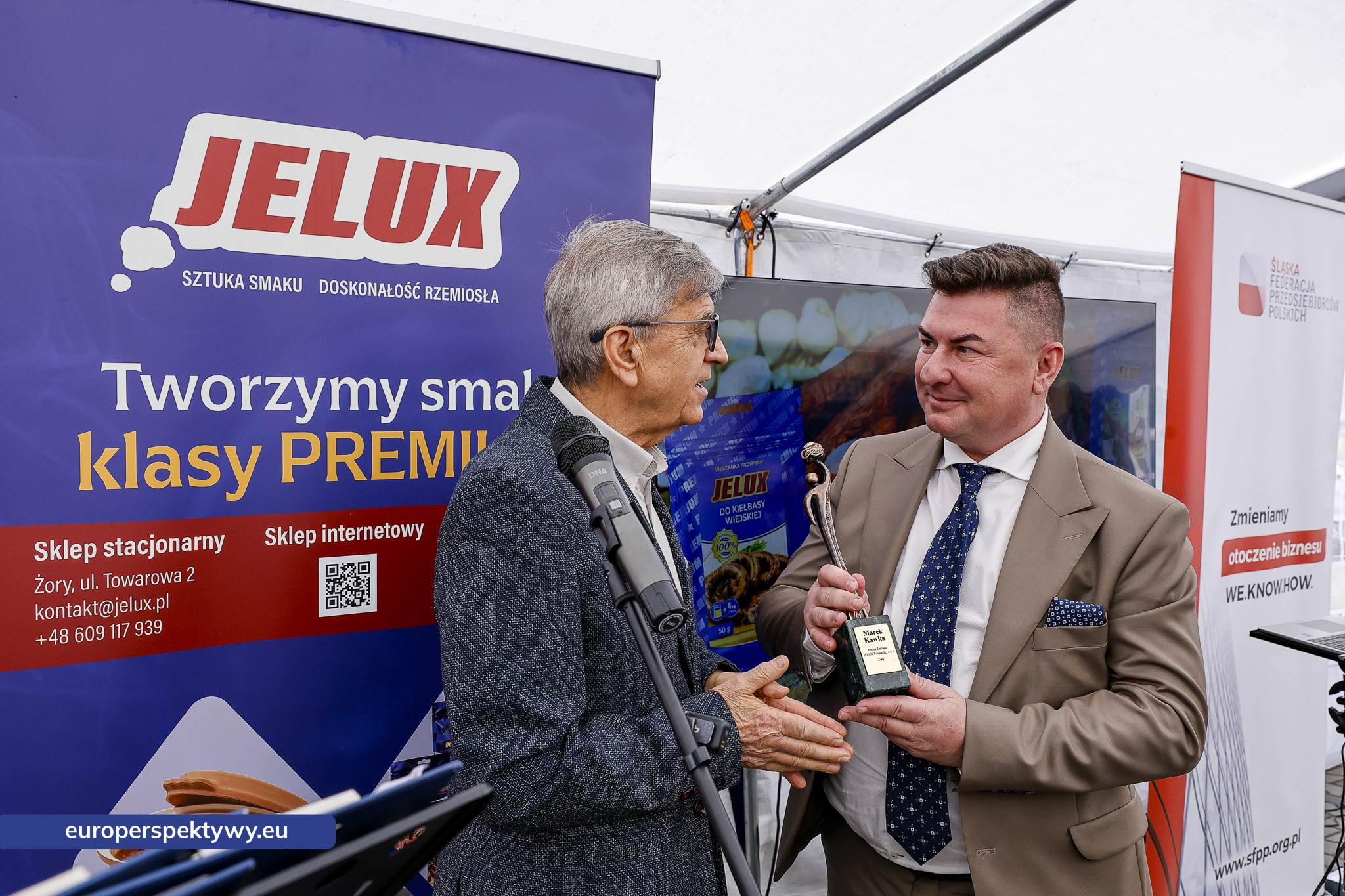 Europerspektywy Śląski smak biznesu – przedsiębiorcy spotkali się w siedzibie Jelux Polska