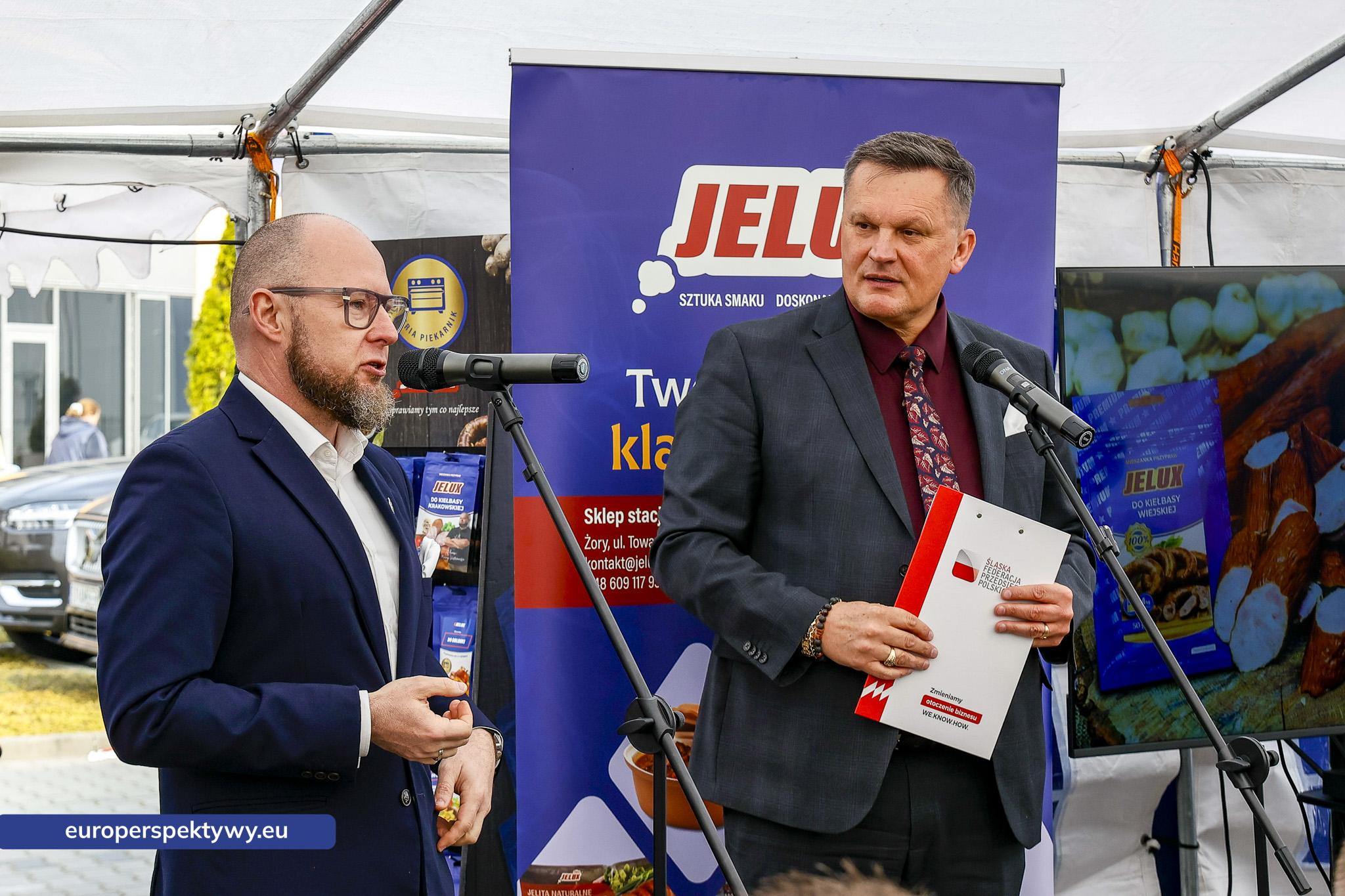 Europerspektywy Śląski smak biznesu – przedsiębiorcy spotkali się w siedzibie Jelux Polska