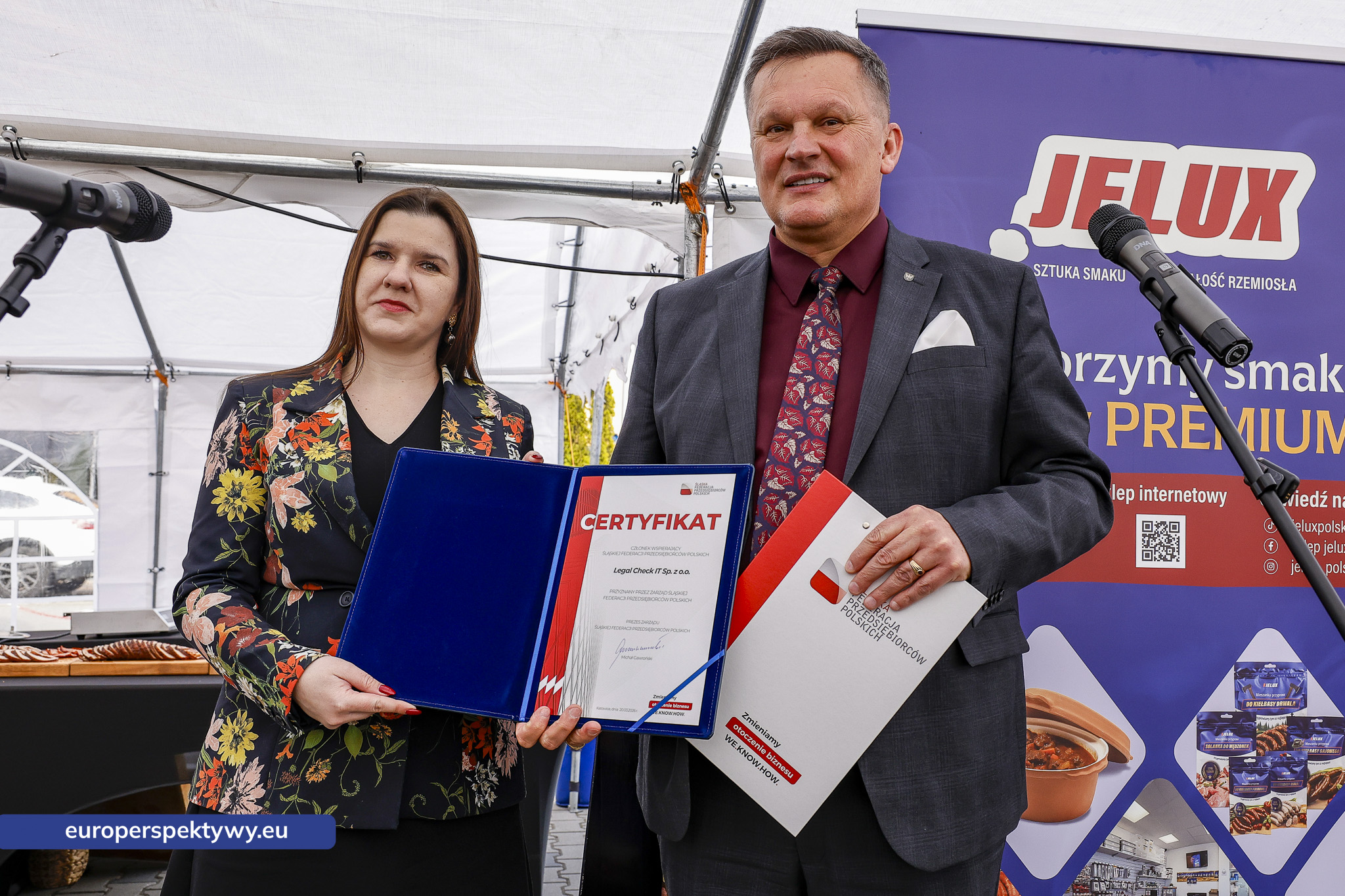 Europerspektywy Śląski smak biznesu – przedsiębiorcy spotkali się w siedzibie Jelux Polska