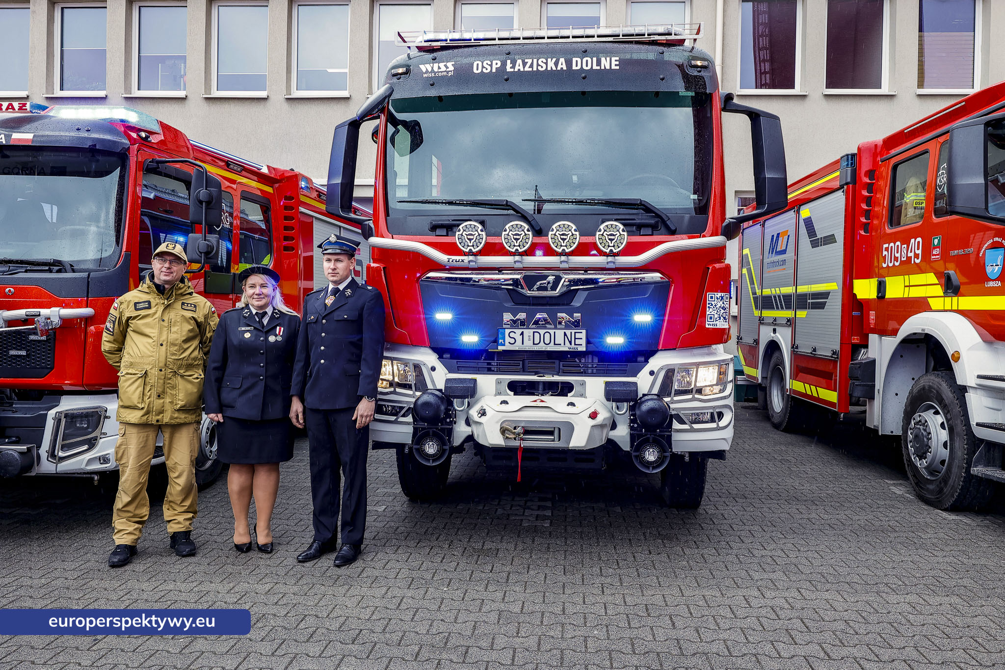 Przekazanie Pojazdow dla PSP i OSP-101 WISS OSP Łaziska Dolne Monika