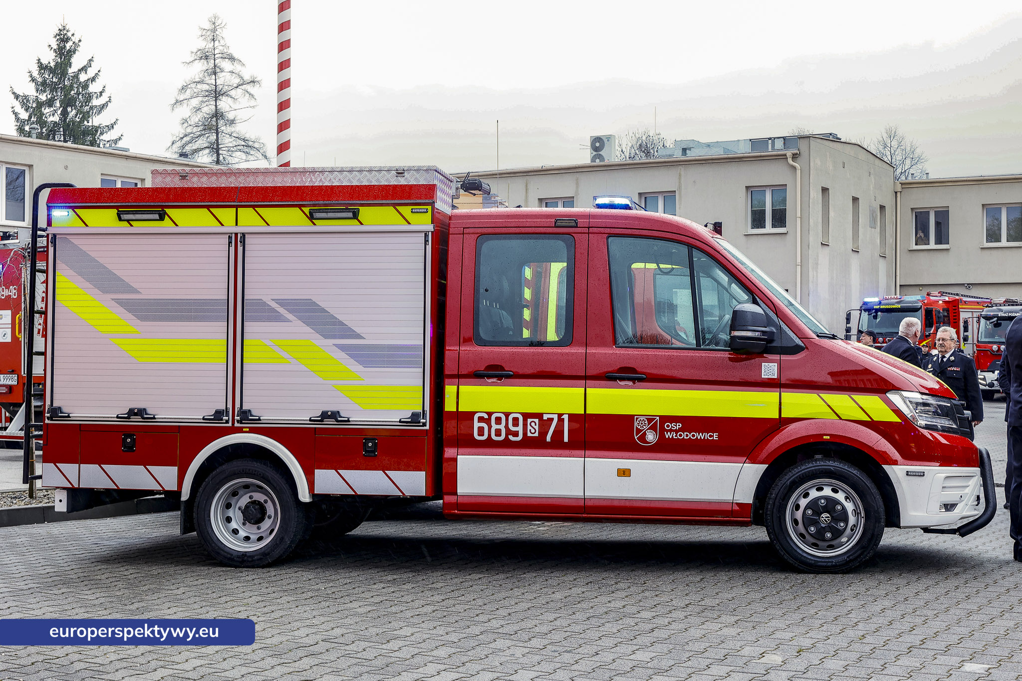 Przekazanie Pojazdow dla PSP i OSP-105 Europerspektywy Nowe samochody OSP w województwie śląskim. WFOŚiGW współfinansuje flotę za 20 mln zł