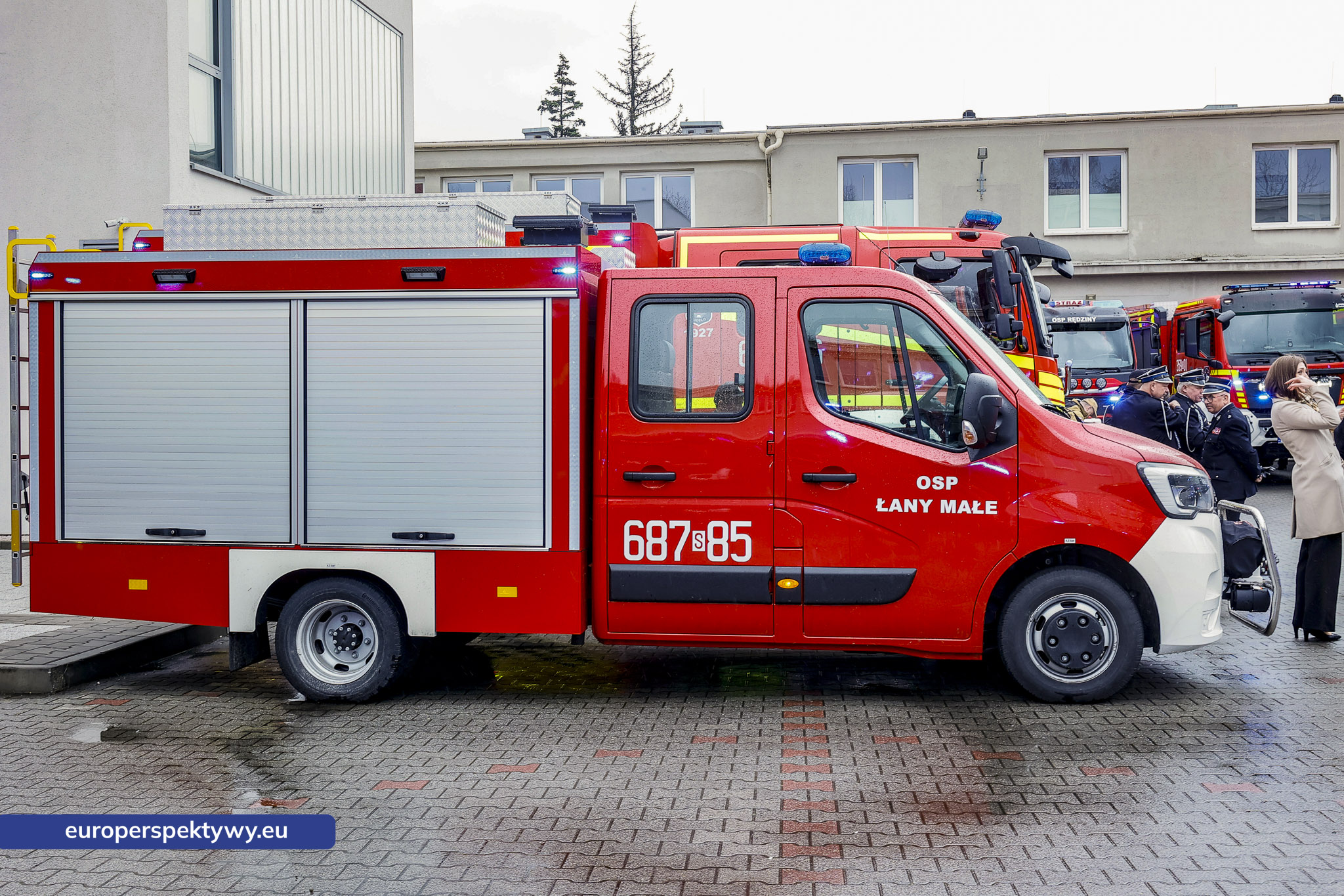 Przekazanie Pojazdow dla PSP i OSP-106 Europerspektywy Nowe samochody OSP w województwie śląskim. WFOŚiGW współfinansuje flotę za 20 mln zł