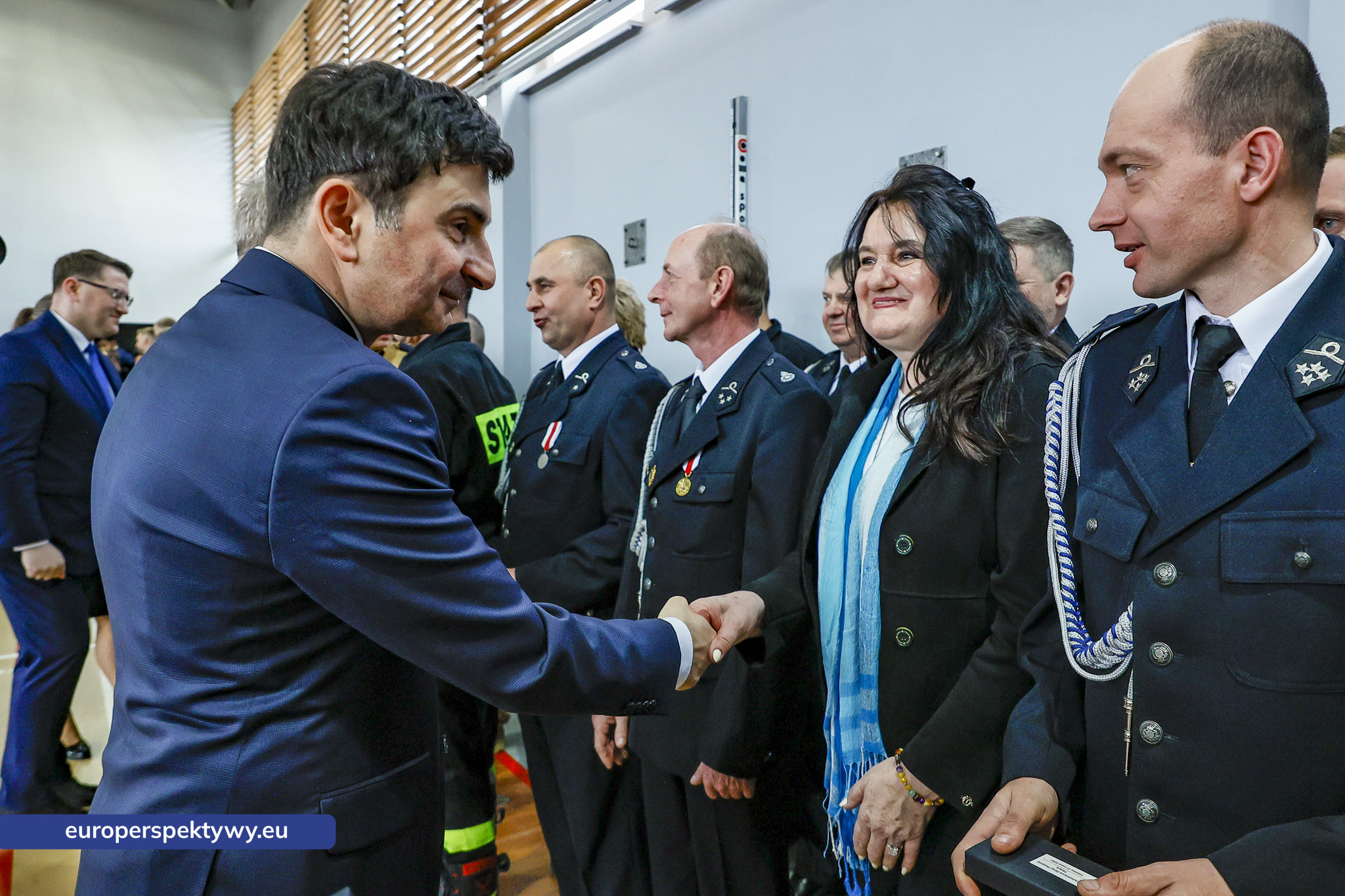 Przekazanie Pojazdow dla PSP i OSP-63 Europerspektywy Nowe samochody OSP w województwie śląskim. WFOŚiGW współfinansuje flotę za 20 mln zł