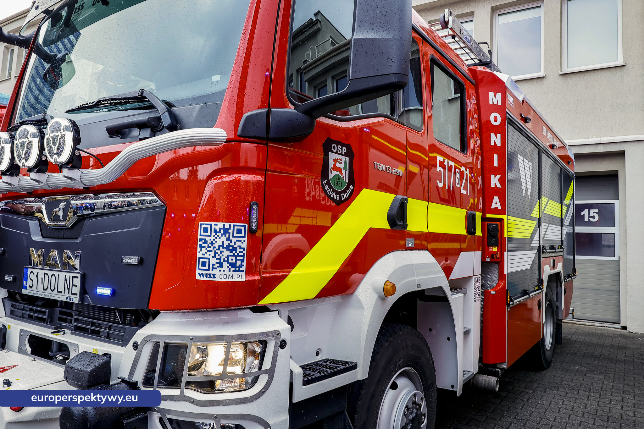 Przekazanie Pojazdow dla PSP i OSP-98 WISS OSP Łaziska Dolne Monika