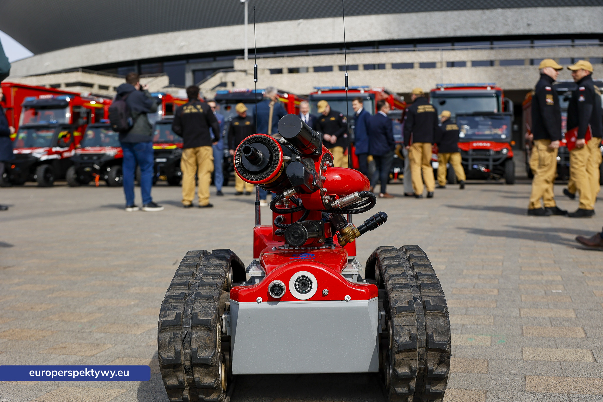 PSP Przekazanie wozów Śląski Urząd Wojewódzki