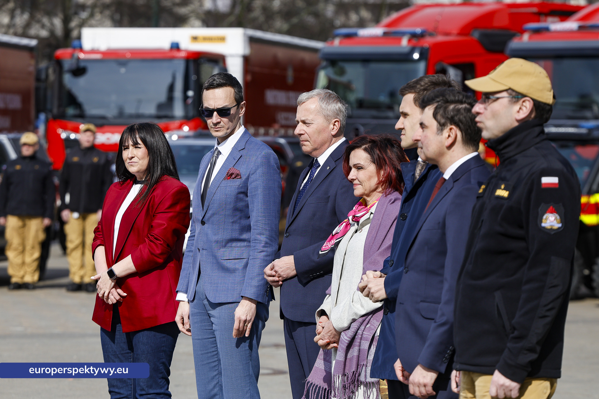 Europerspektywy Przekazanie sprzętu dla PSP w Katowicach. Nowe wozy strażackie i specjalistyczne wyposażenie dla jednostek z województwa śląskiego