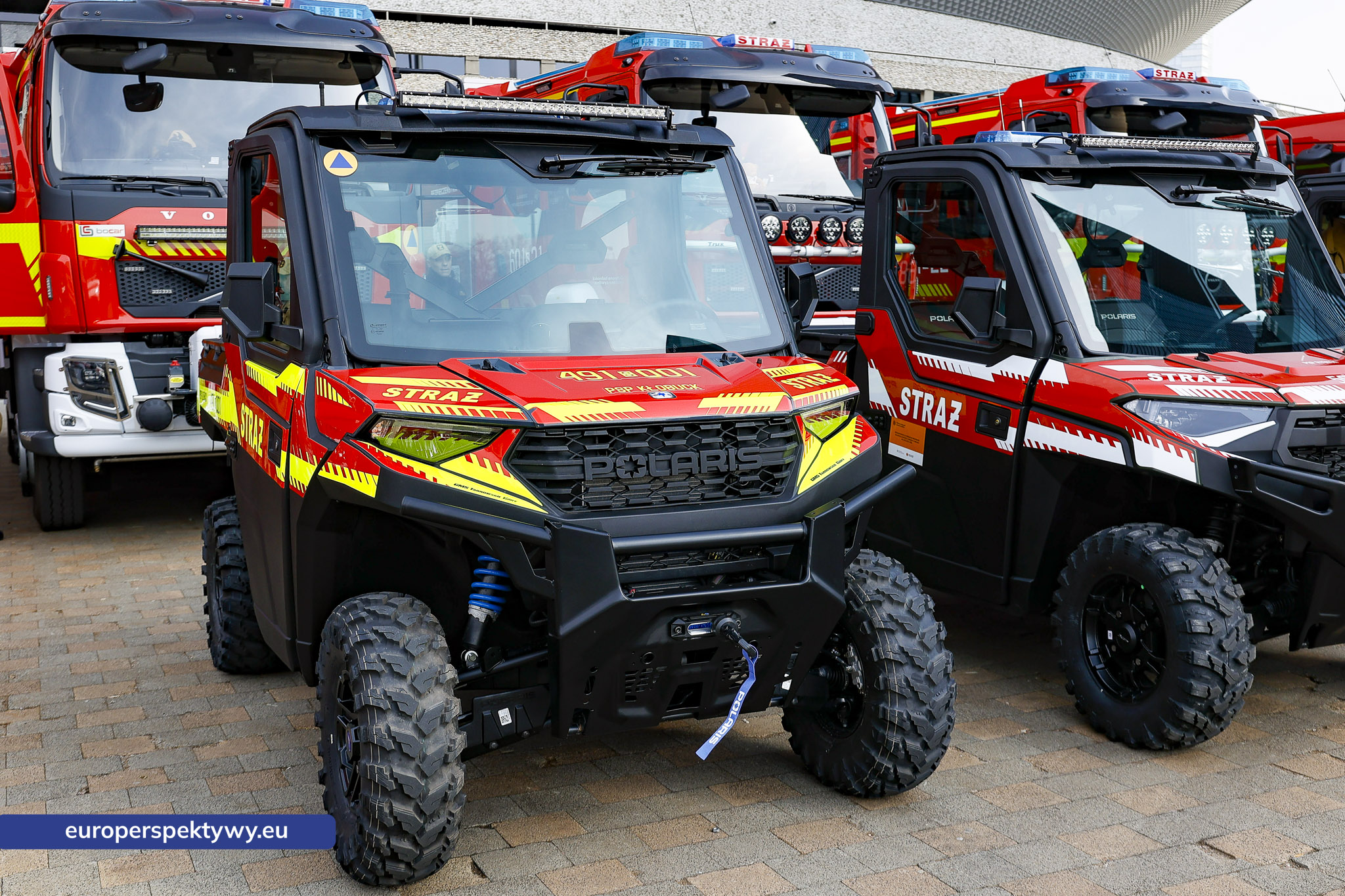 Europerspektywy Przekazanie sprzętu dla PSP w Katowicach. Nowe wozy strażackie i specjalistyczne wyposażenie dla jednostek z województwa śląskiego