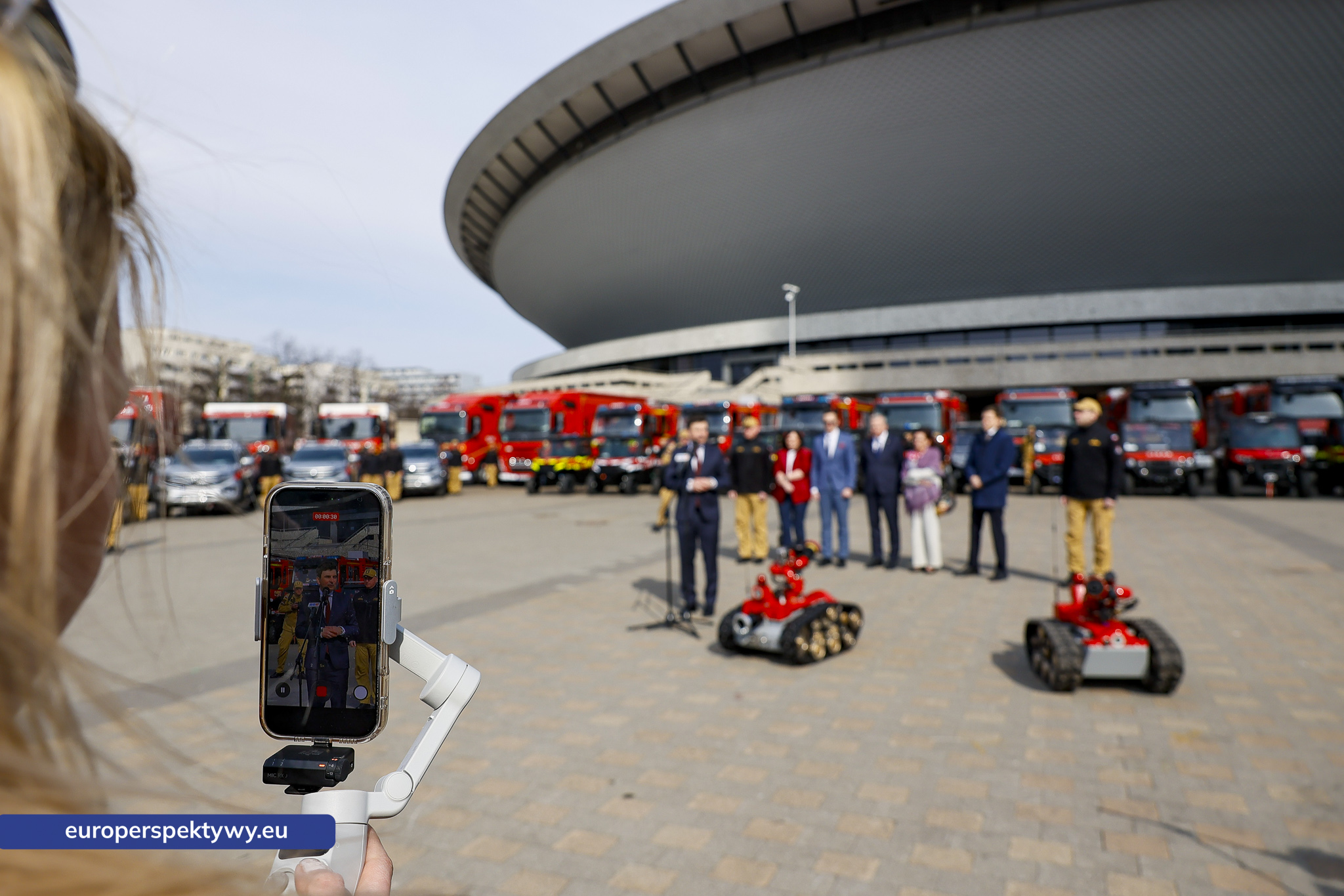 Europerspektywy Przekazanie sprzętu dla PSP w Katowicach. Nowe wozy strażackie i specjalistyczne wyposażenie dla jednostek z województwa śląskiego