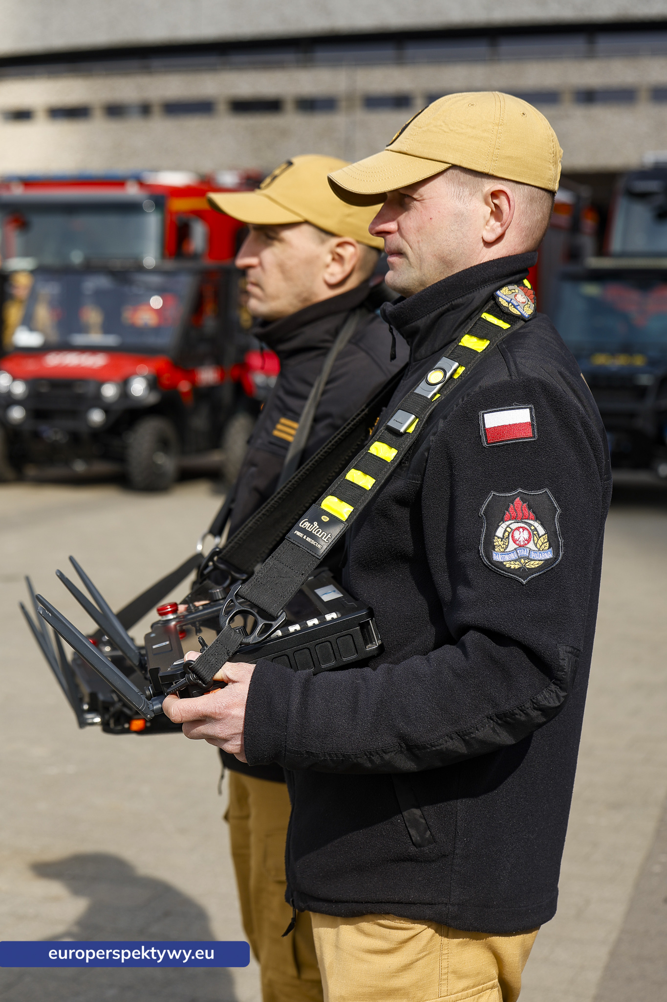 Europerspektywy Przekazanie sprzętu dla PSP w Katowicach. Nowe wozy strażackie i specjalistyczne wyposażenie dla jednostek z województwa śląskiego