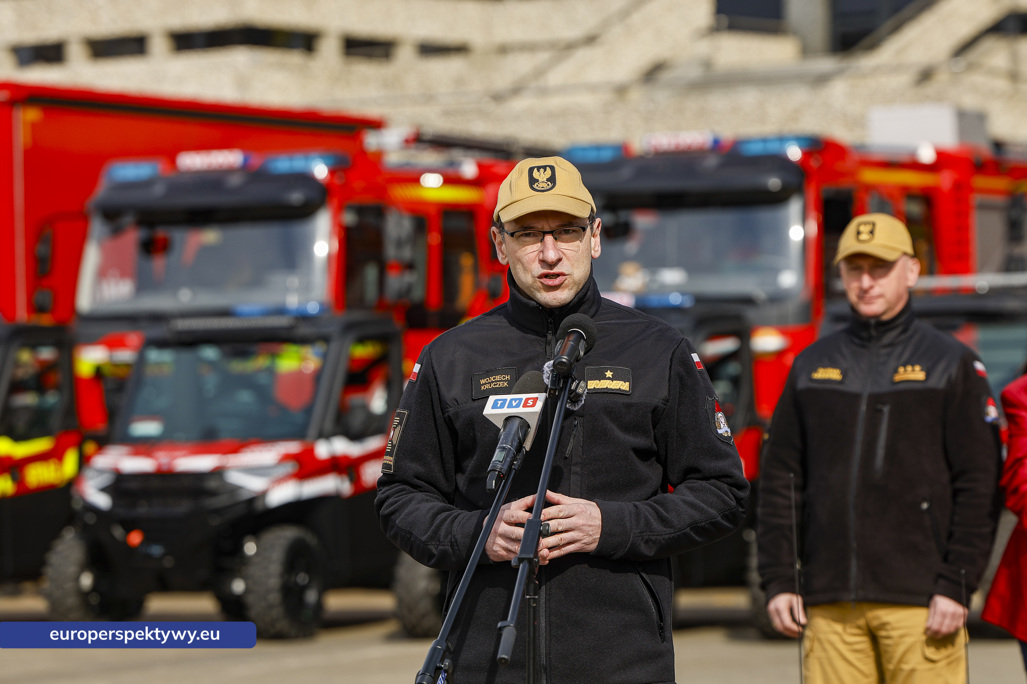 Europerspektywy Przekazanie sprzętu dla PSP w Katowicach. Nowe wozy strażackie i specjalistyczne wyposażenie dla jednostek z województwa śląskiego