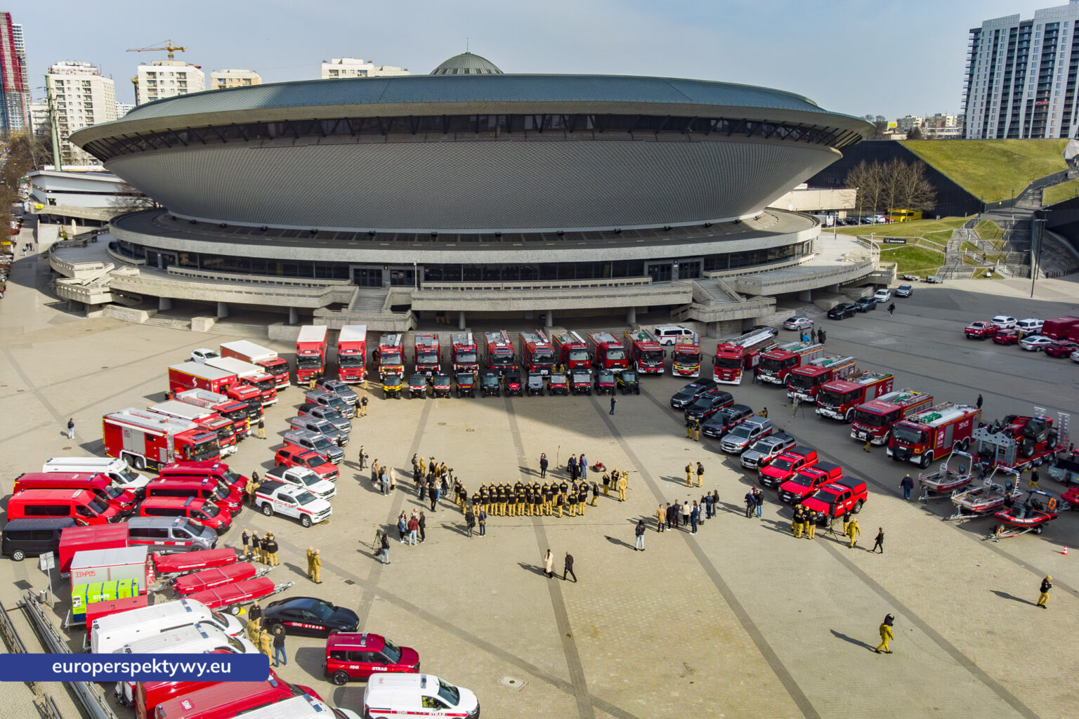 Przekazanie wozów Ślaski Urząd Wojewódzki