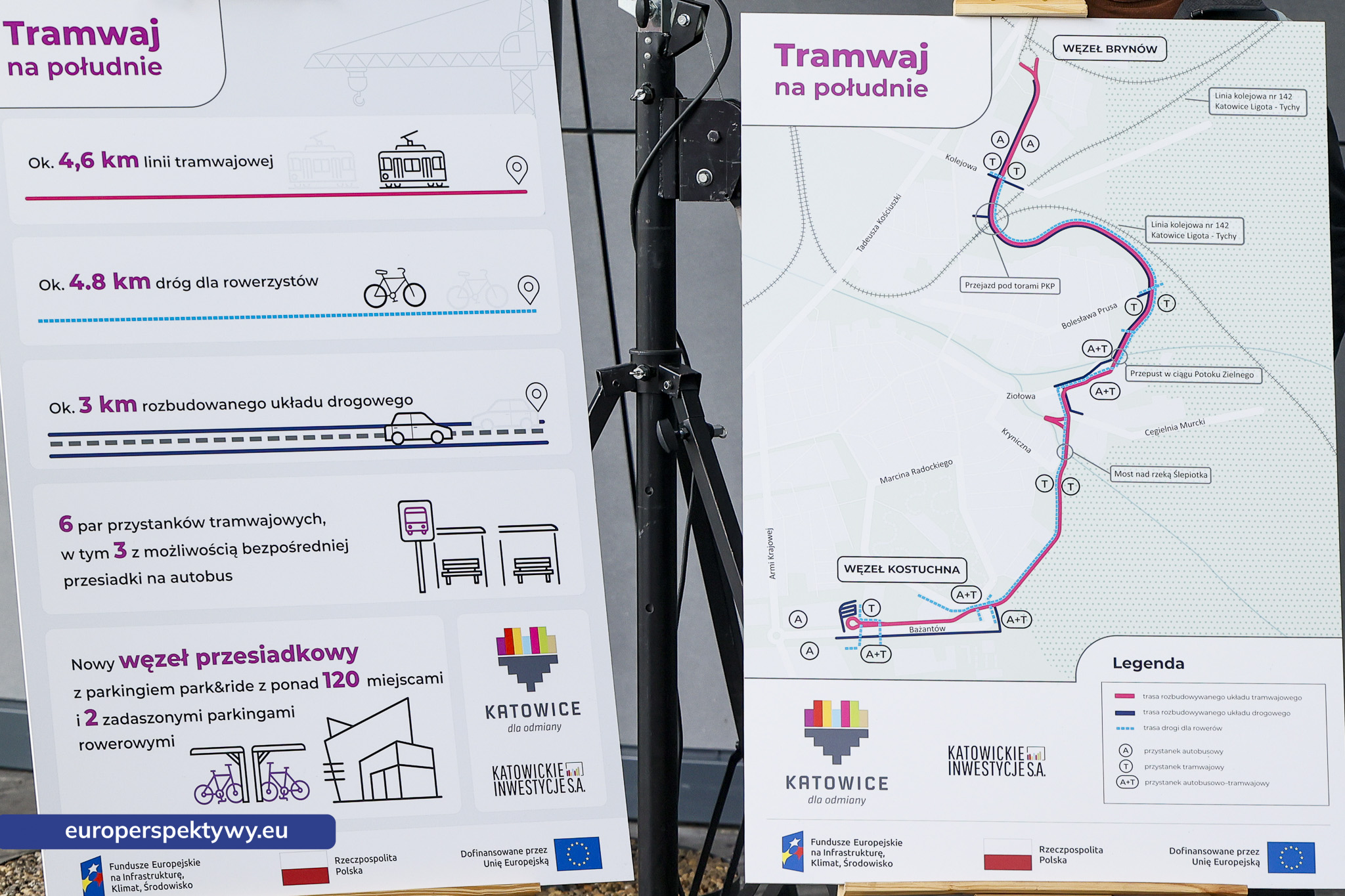 Europerspektywy Tramwaje Śląskie: Katowice ogłaszają przetarg na budowę nowej linii tramwajowej do Kostuchny