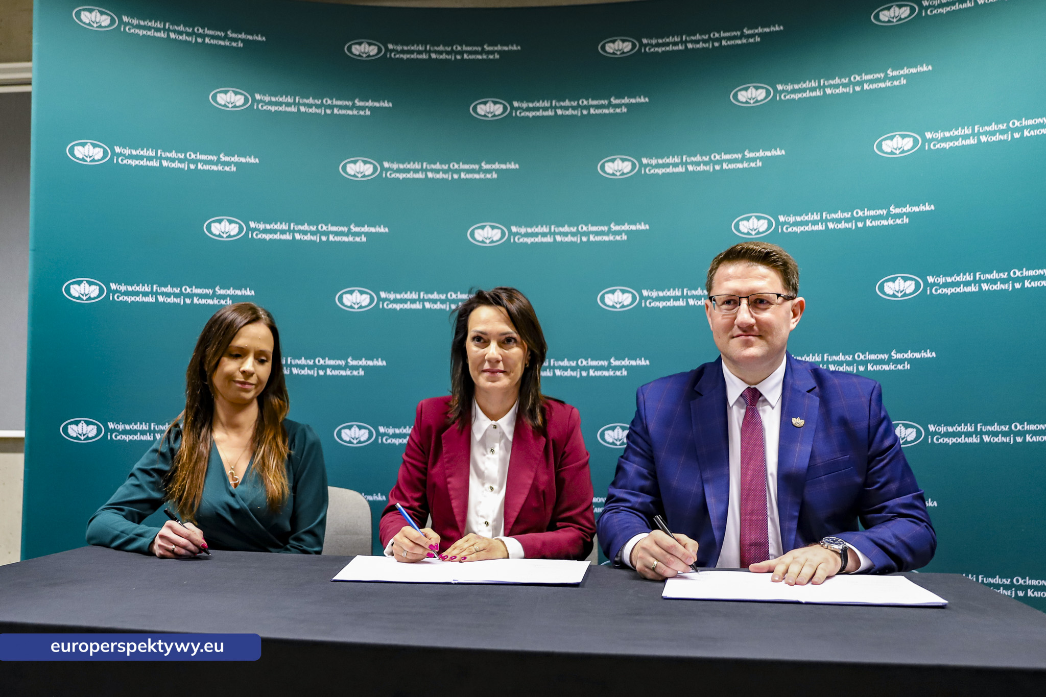 WFOŚiGW Podpisanie Umowy Termomodernizacja Budynku OSP  w Lesznej Górnej Goleszów