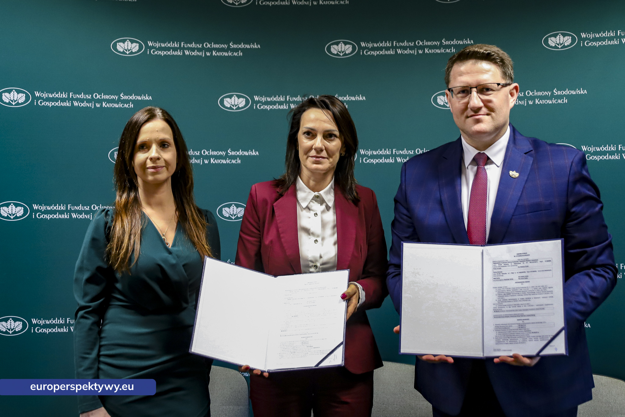 WFOŚiGW Podpisanie Umowy Termomodernizacja Budynku OSP Goleszów