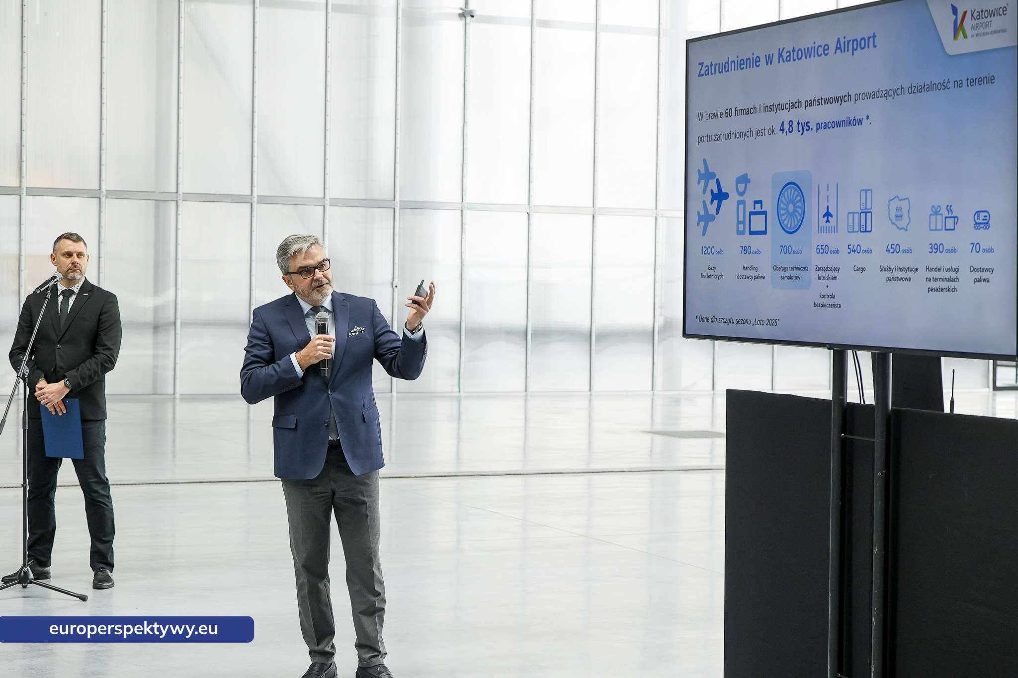 Katowice Airport Otwarcie Hangaru H4 Prezes GTL Artur Tomasik