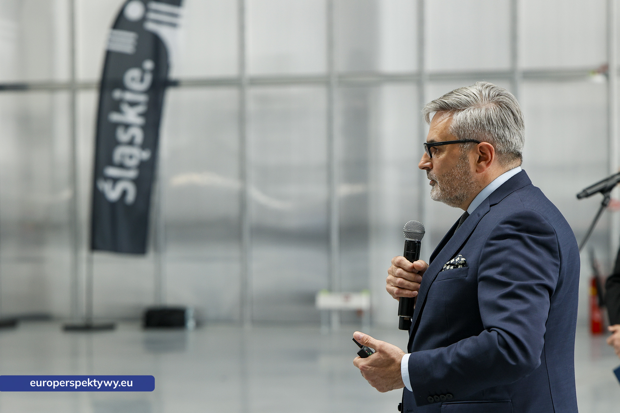 Katowice Airport Otwarcie Hangaru H4 Prezes GTL Artur Tomasik