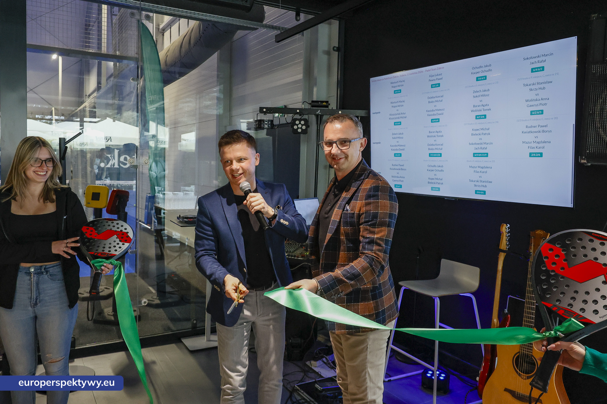 Europerspektywy Padelteam Zabrze oficjalnie otwarty. Nowa przestrzeń dla biznesu i sportu na Śląsku