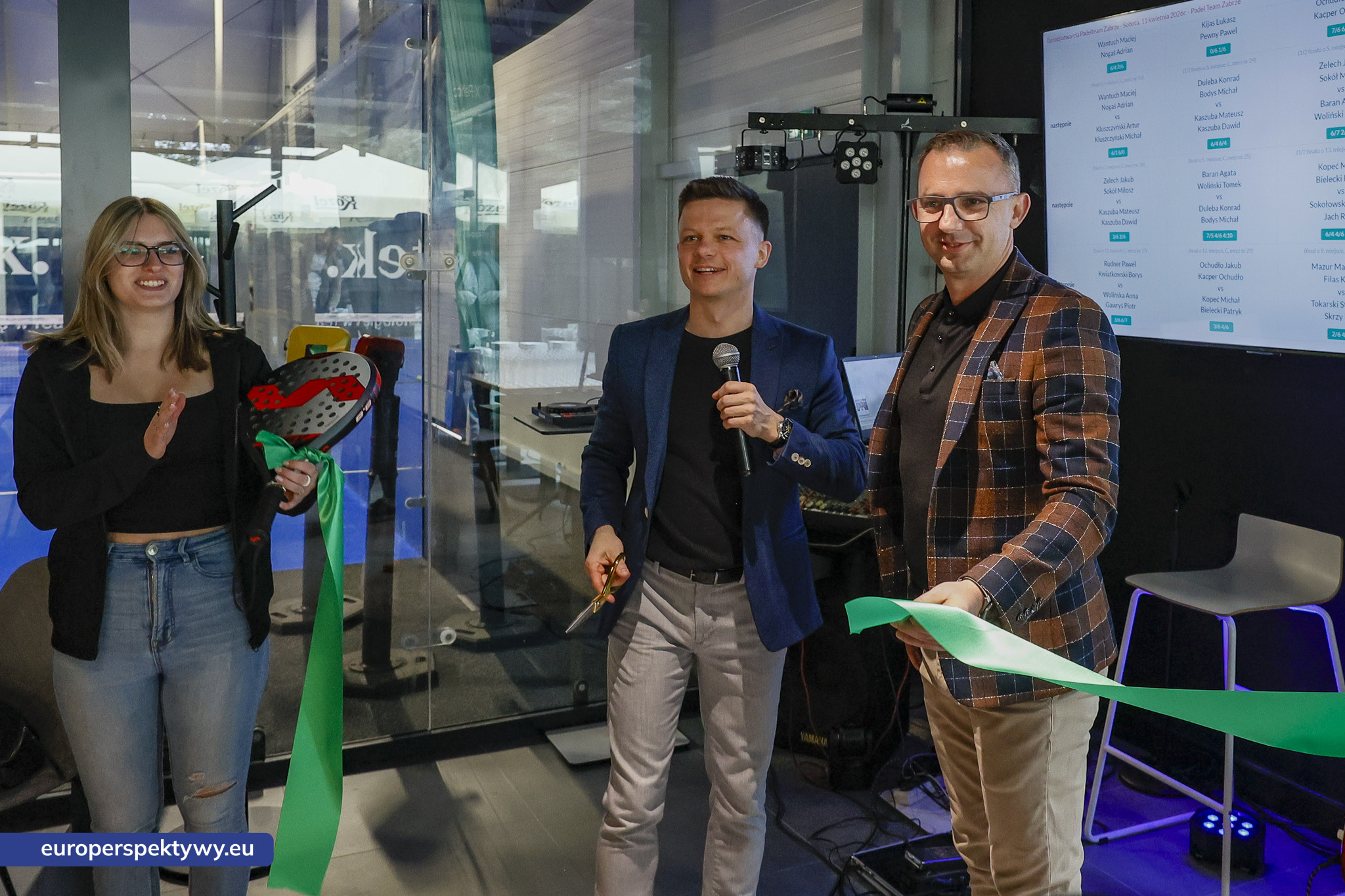 Europerspektywy Padelteam Zabrze oficjalnie otwarty. Nowa przestrzeń dla biznesu i sportu na Śląsku