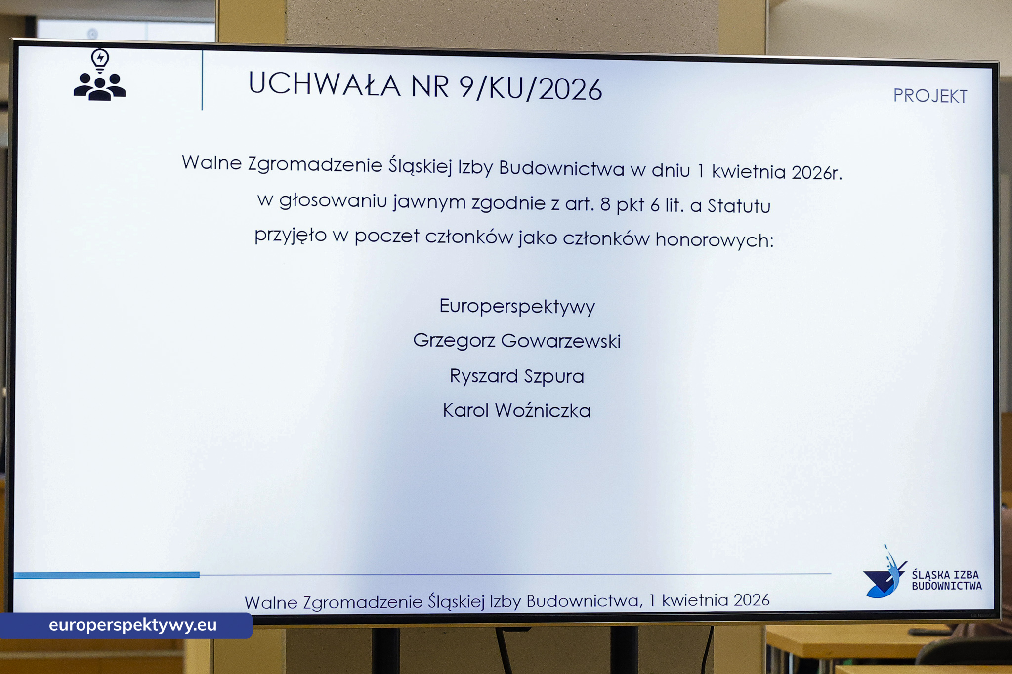 Śląska Izba Budownictwa - walne zgromadzenie