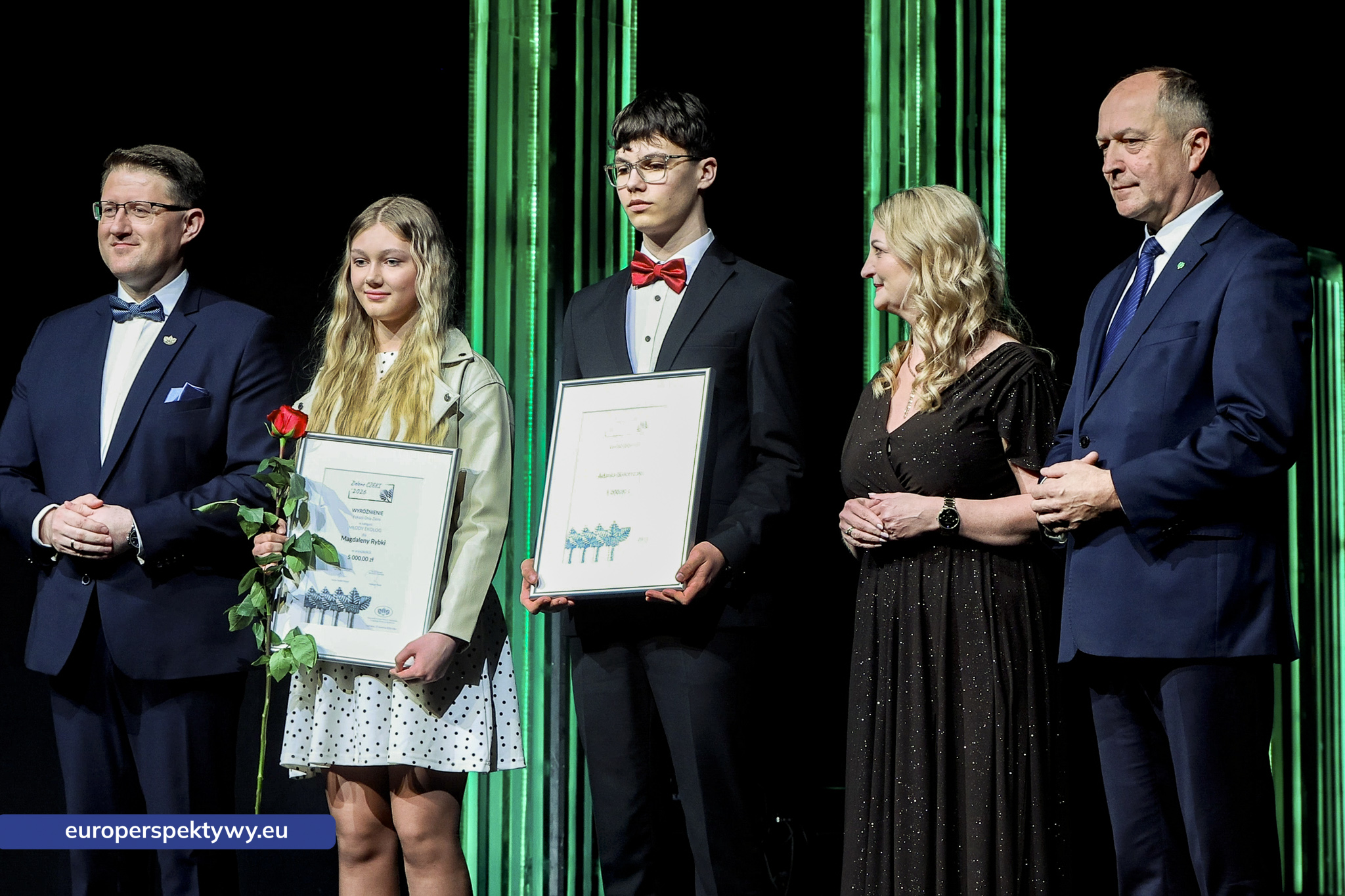 Europerspektywy Zielone Czeki 2026 rozdane. WFOŚiGW w Katowicach nagrodził liderów transformacji ekologicznej