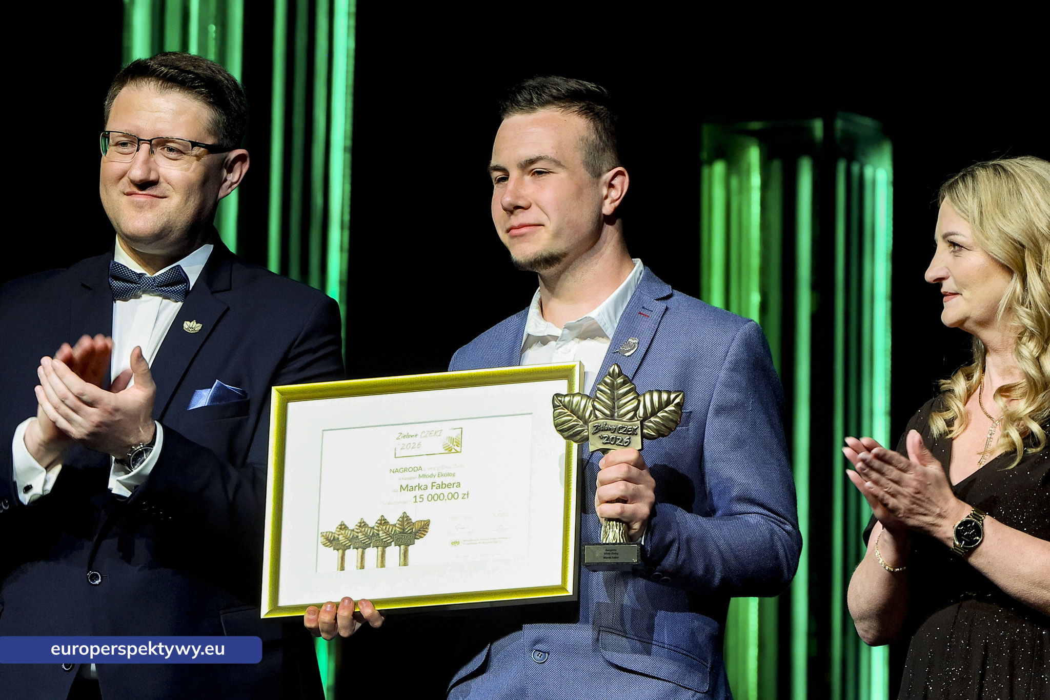 Europerspektywy Zielone Czeki 2026 rozdane. WFOŚiGW w Katowicach nagrodził liderów transformacji ekologicznej