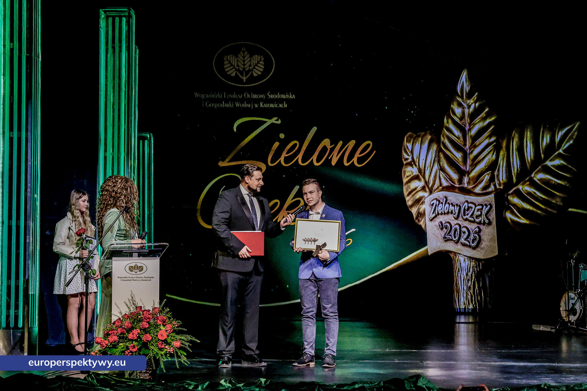 Europerspektywy Zielone Czeki 2026 rozdane. WFOŚiGW w Katowicach nagrodził liderów transformacji ekologicznej