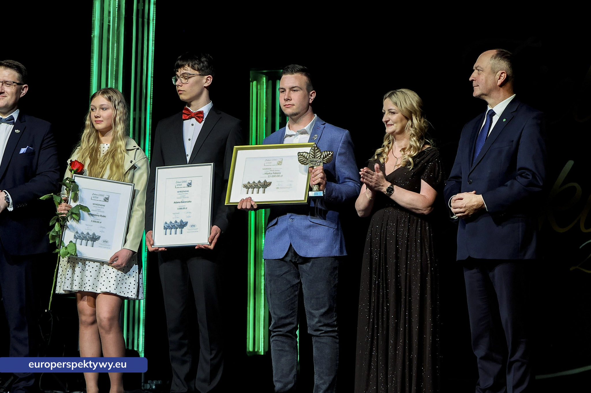 Europerspektywy Zielone Czeki 2026 rozdane. WFOŚiGW w Katowicach nagrodził liderów transformacji ekologicznej